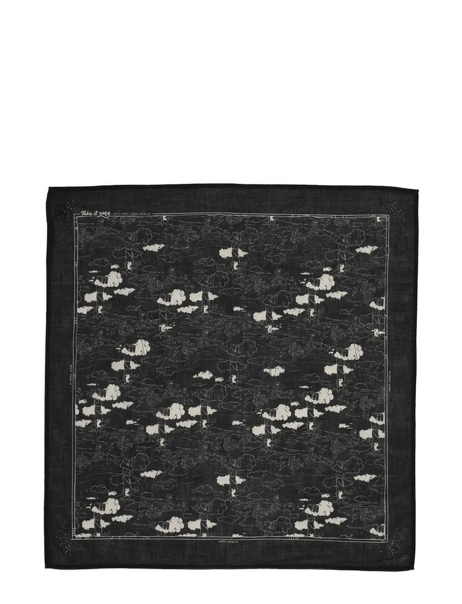Nudie Jeans - Ingrid Bandana Drift Away Black - nach stil kaufen - black - 1