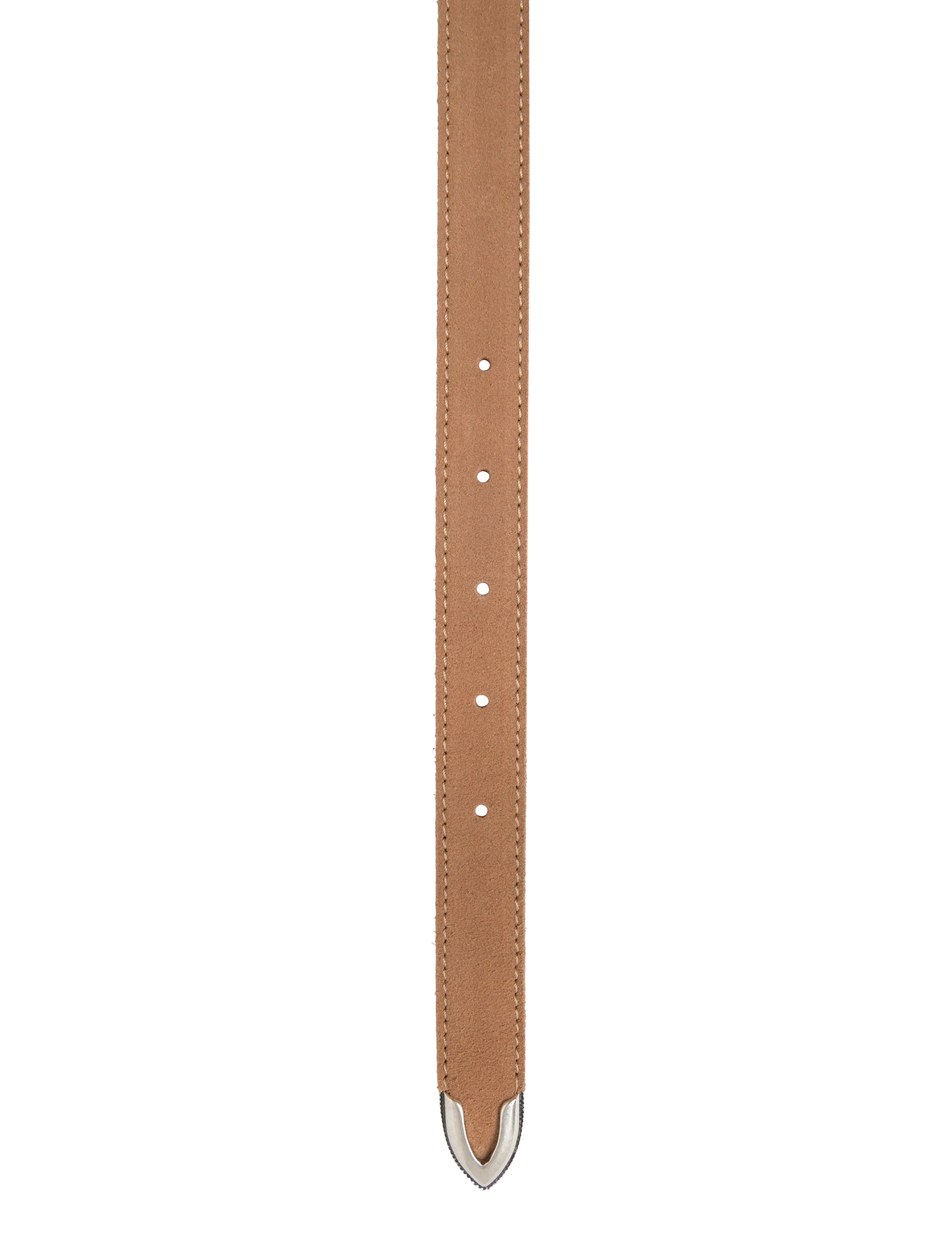 Nudie Jeans - Western Suede Silver Belt Tobaccco - klassieke riemen - tobacco - 2