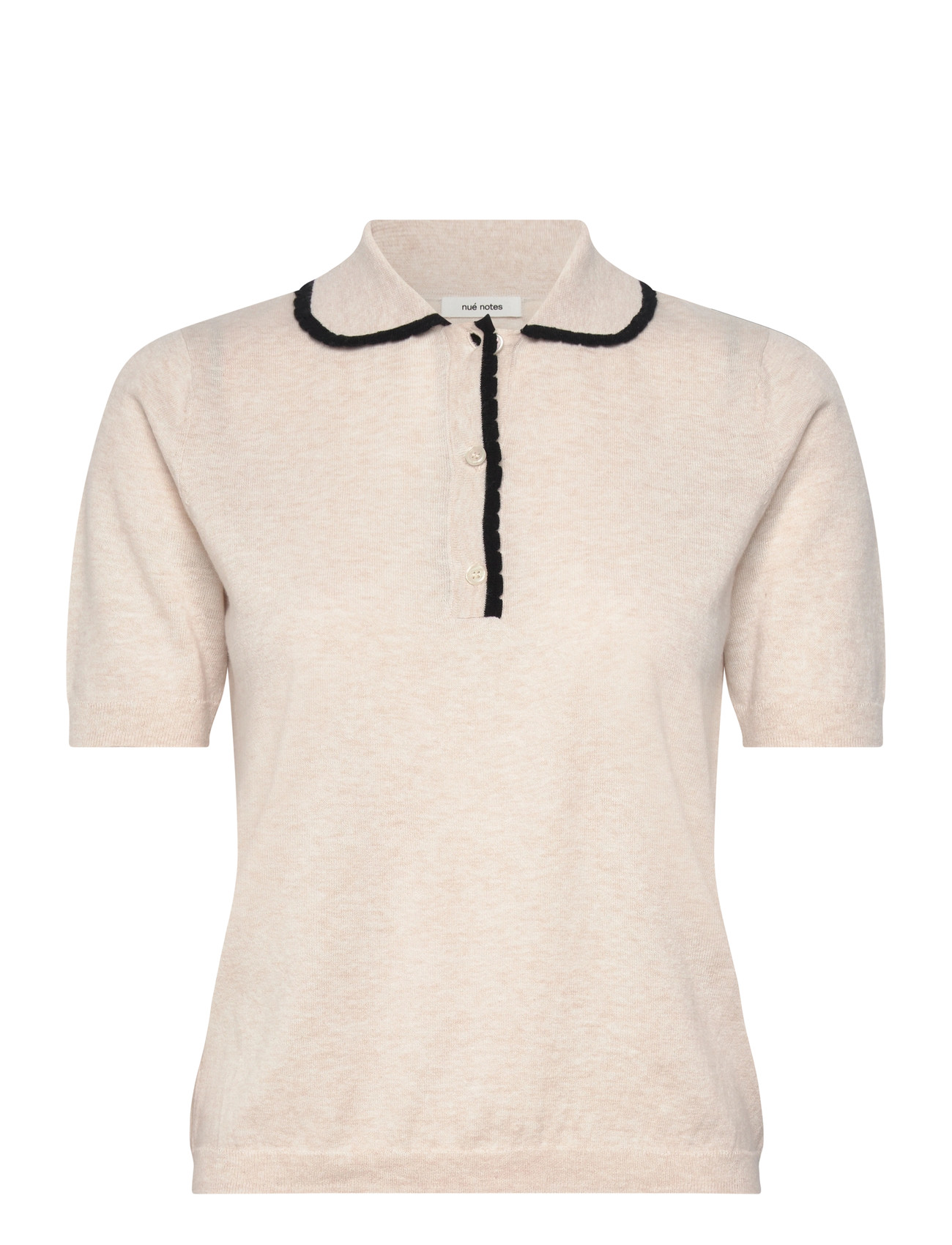 nué notes Ocean Poloshirt - Cream - XS