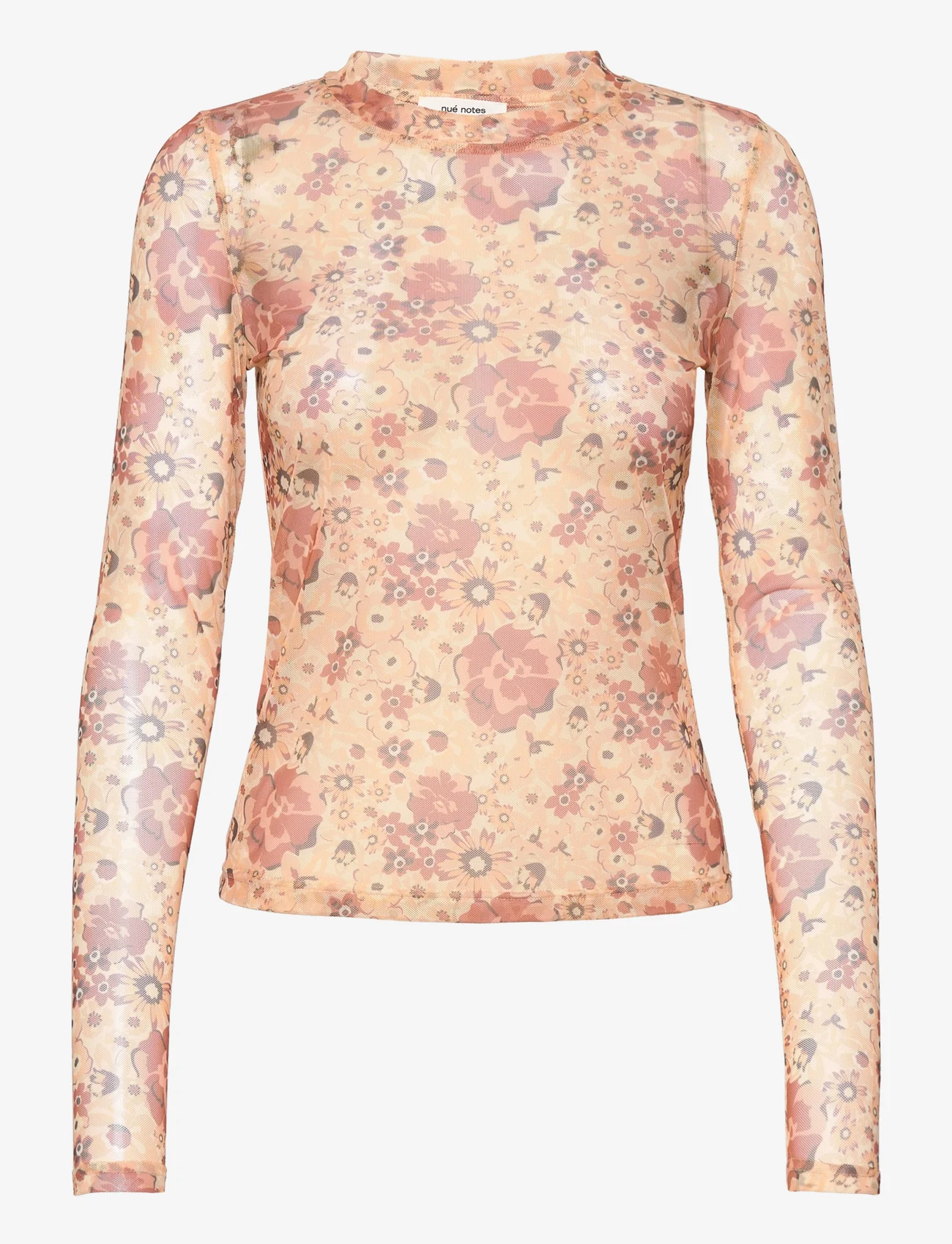nué notes - Musa Blouse - long-sleeved tops - multi beige - 0