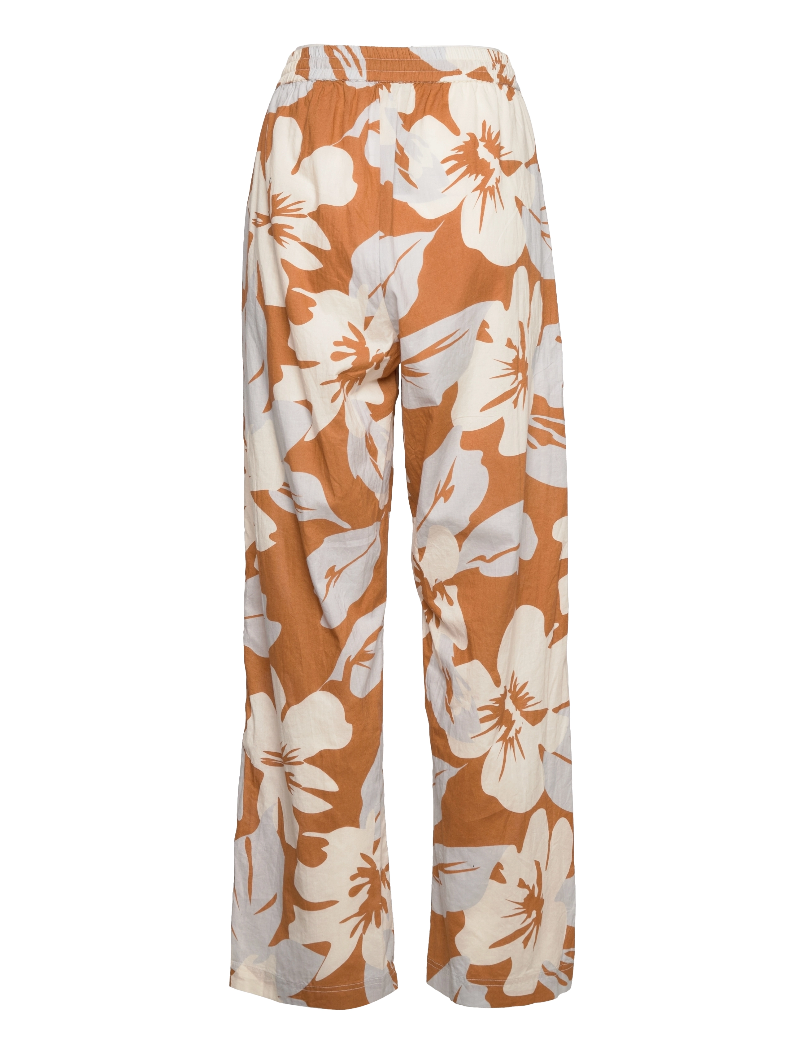 nué notes - Carola Pants - sirge säärega püksid - rust brown - 1
