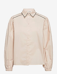 nué notes - Cholet Shirt - krekli ar garām piedurknēm - cloud cream - 0