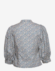 nué notes - Ace Shirt - long-sleeved blouses - dusty blue - 1