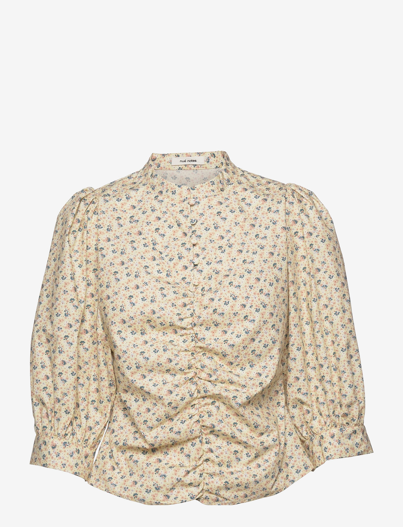 nué notes - Ace Shirt - langærmede bluser - yellow cream - 0