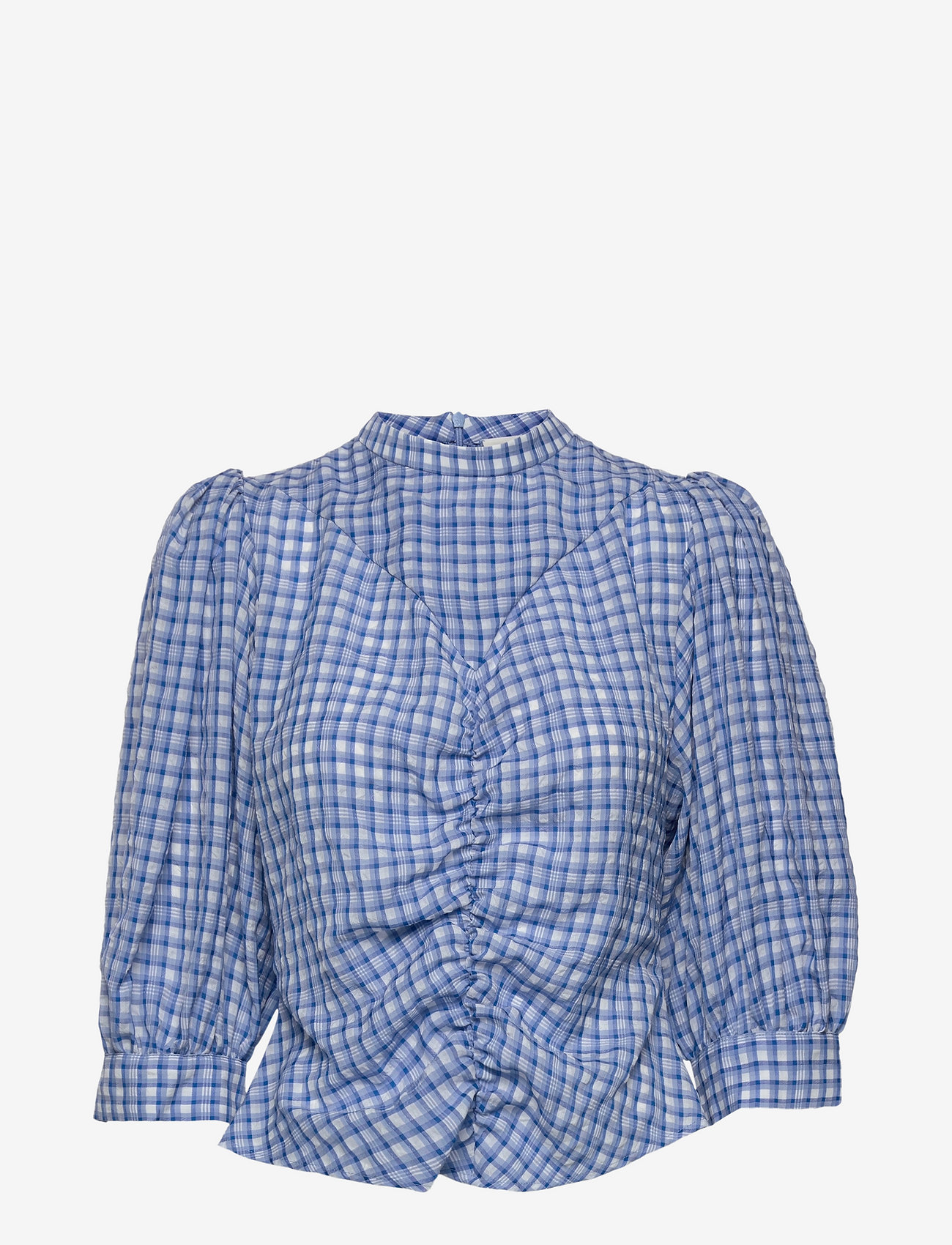 nué notes - Thai Shirt - blūzes ar garām piedurknēm - parisian blue - 0