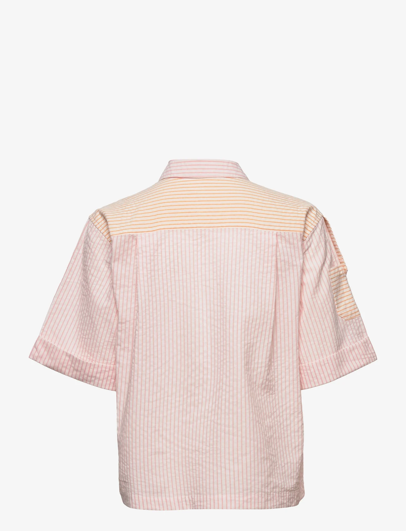 nué notes - Finnegan Shirt - krekli ar īsām piedurknēm - multi stripe - 1