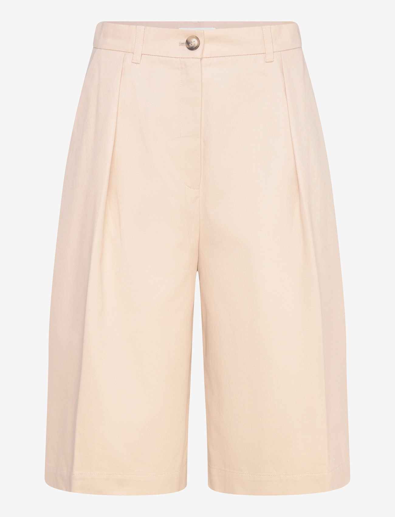 nué notes - Bastian Shorts - casual shorts - 024 ecru - 0