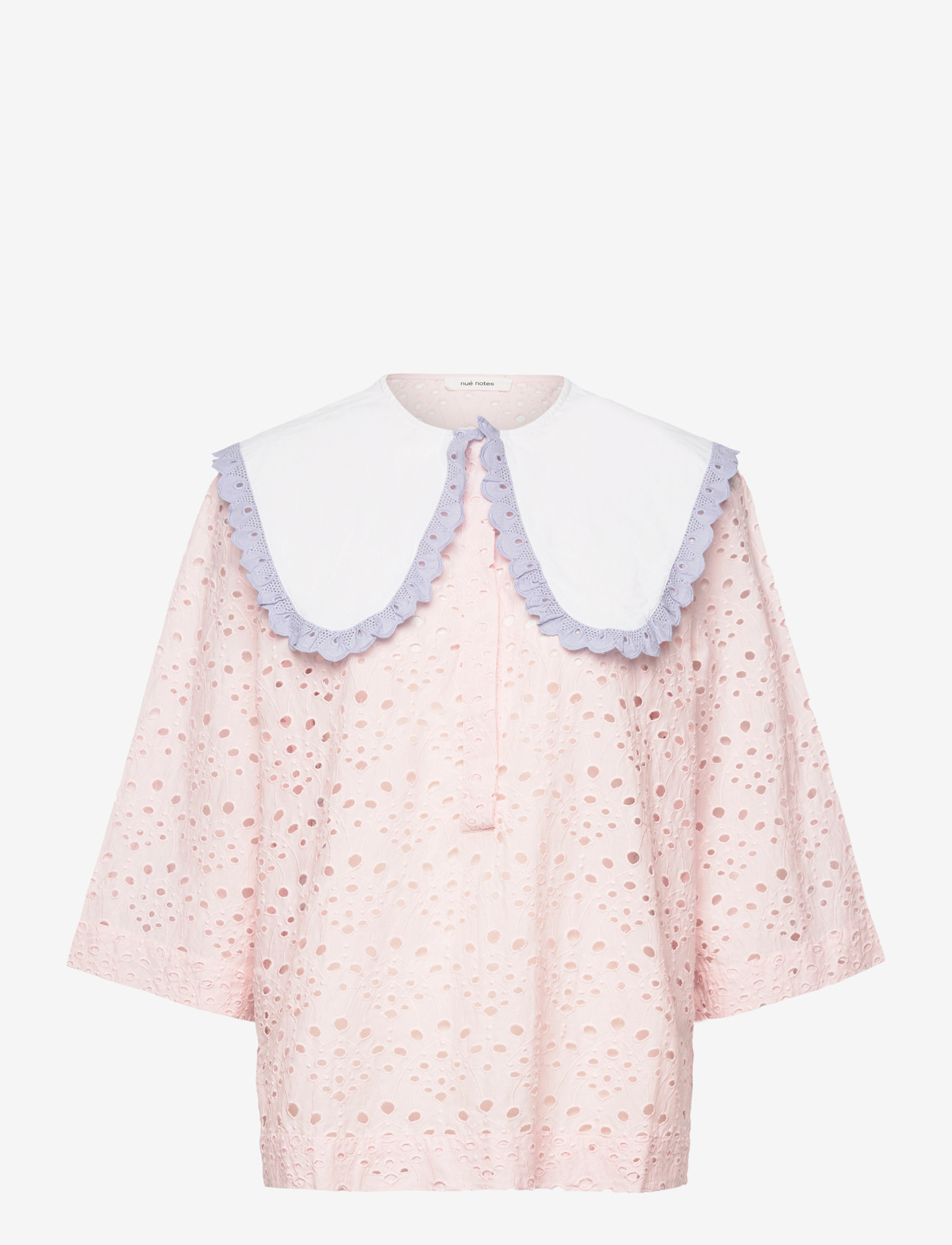 nué notes - Eli Shirt - kurzärmlige hemden - 096 barely pink - 0