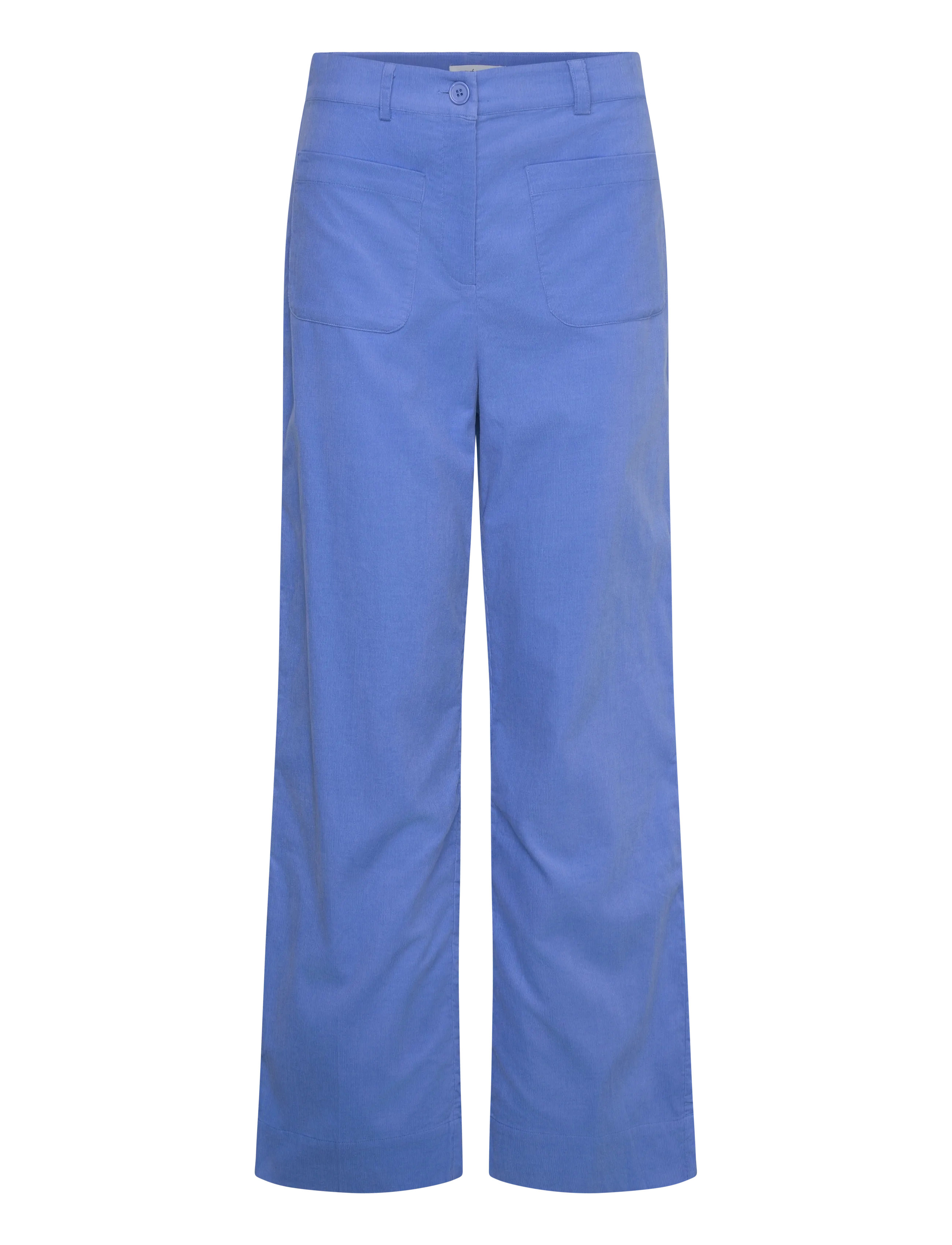 nué notes Nova Pants - Straight Leg Hosen - 440 STRONG BLUE / blue