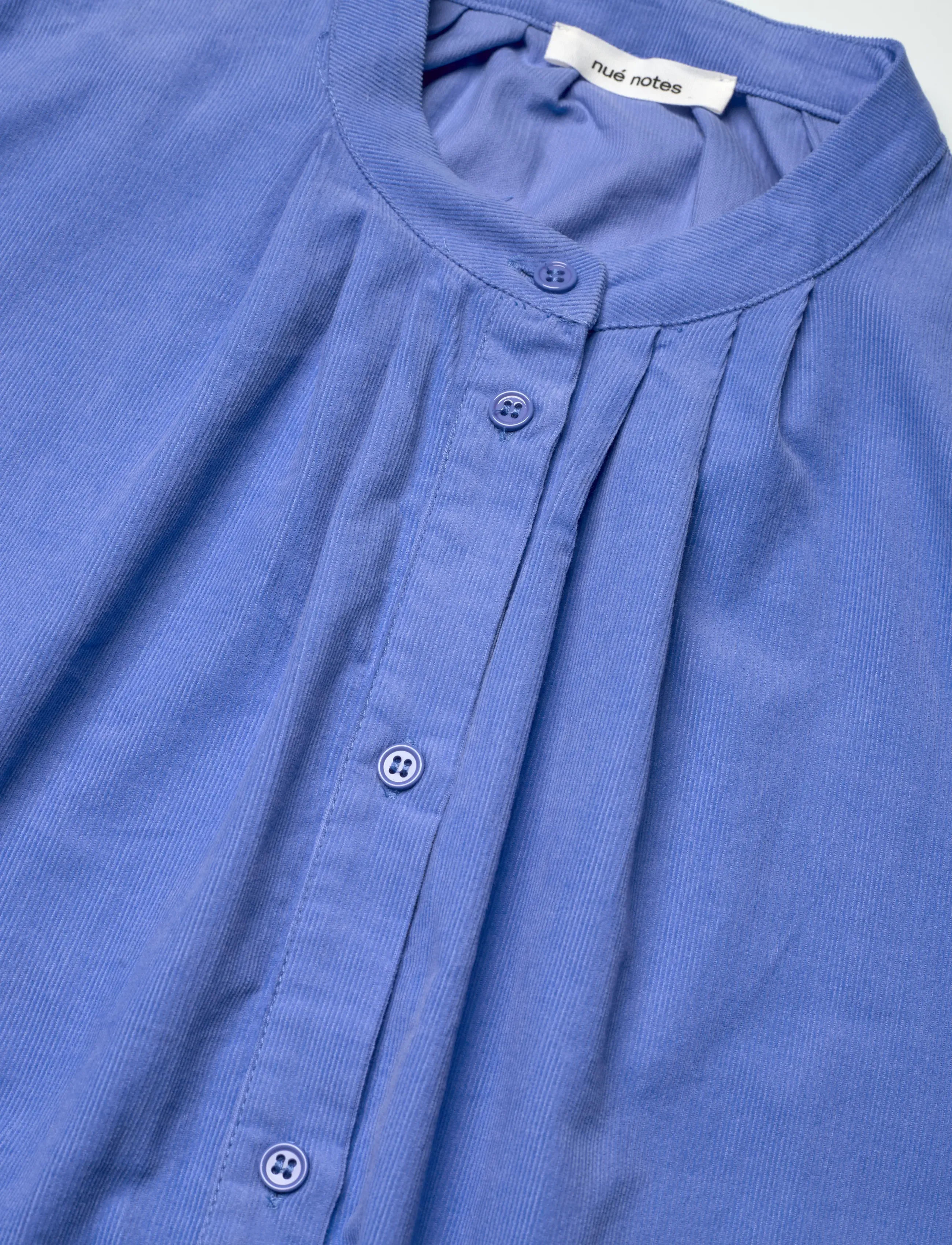 nué notes - Billy Dress - shirt dresses - 440 strong blue - 4