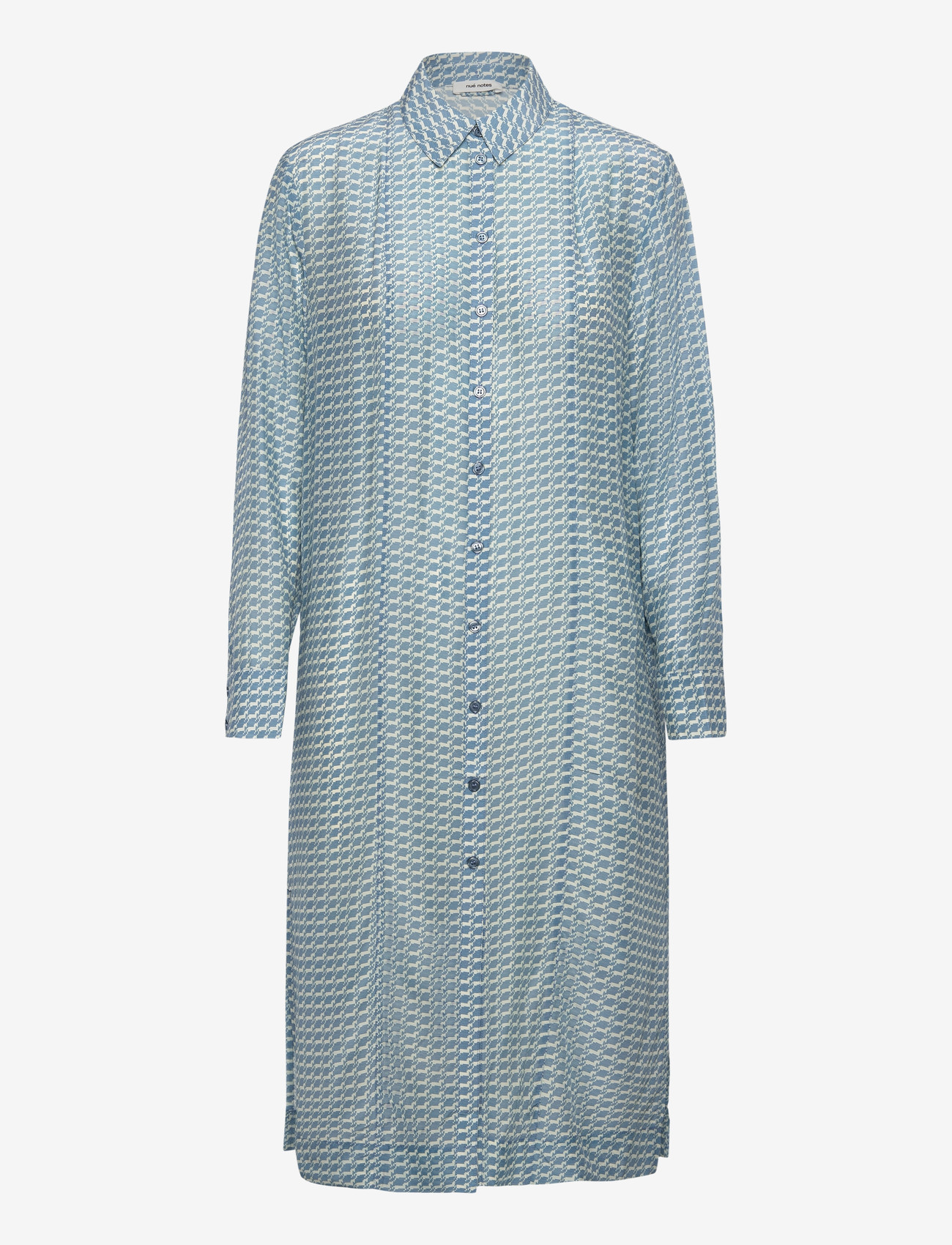 nué notes - Titus Dress - skjortekjoler - 466 provincial blue - 2