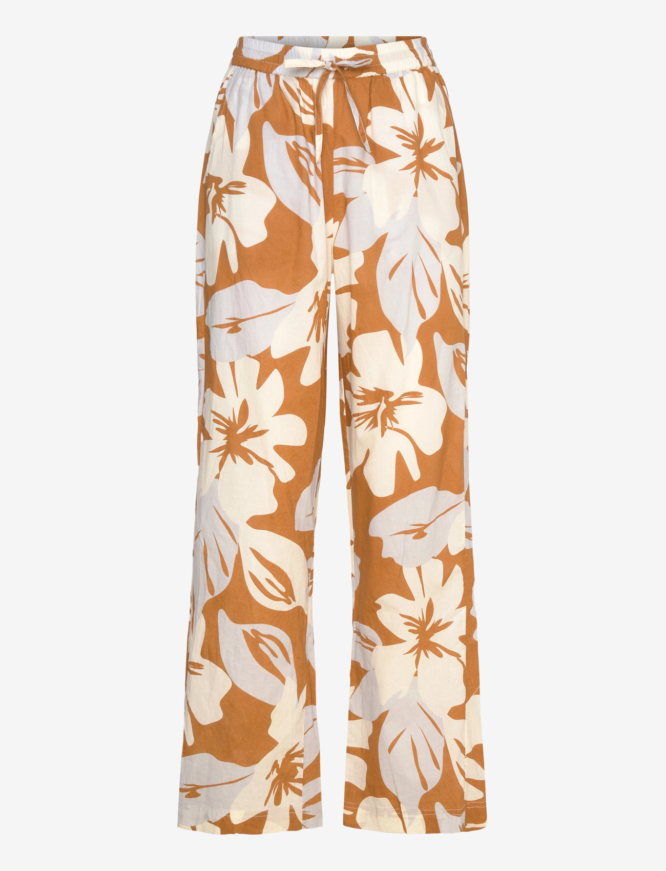 nué notes - Carola Pants - straight leg trousers - 703 rust brown - 0