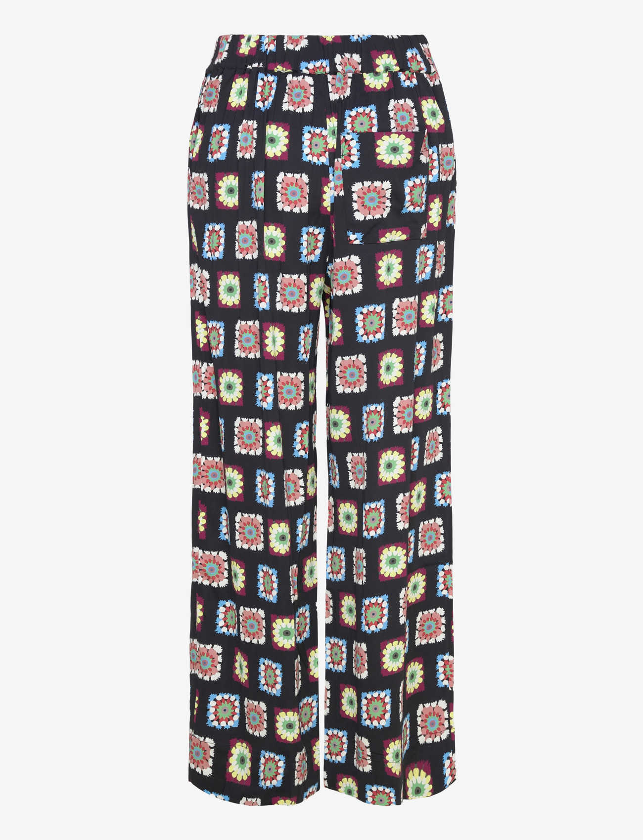 nué notes - Archie Pants - straight leg hosen - 997 multi black - 1