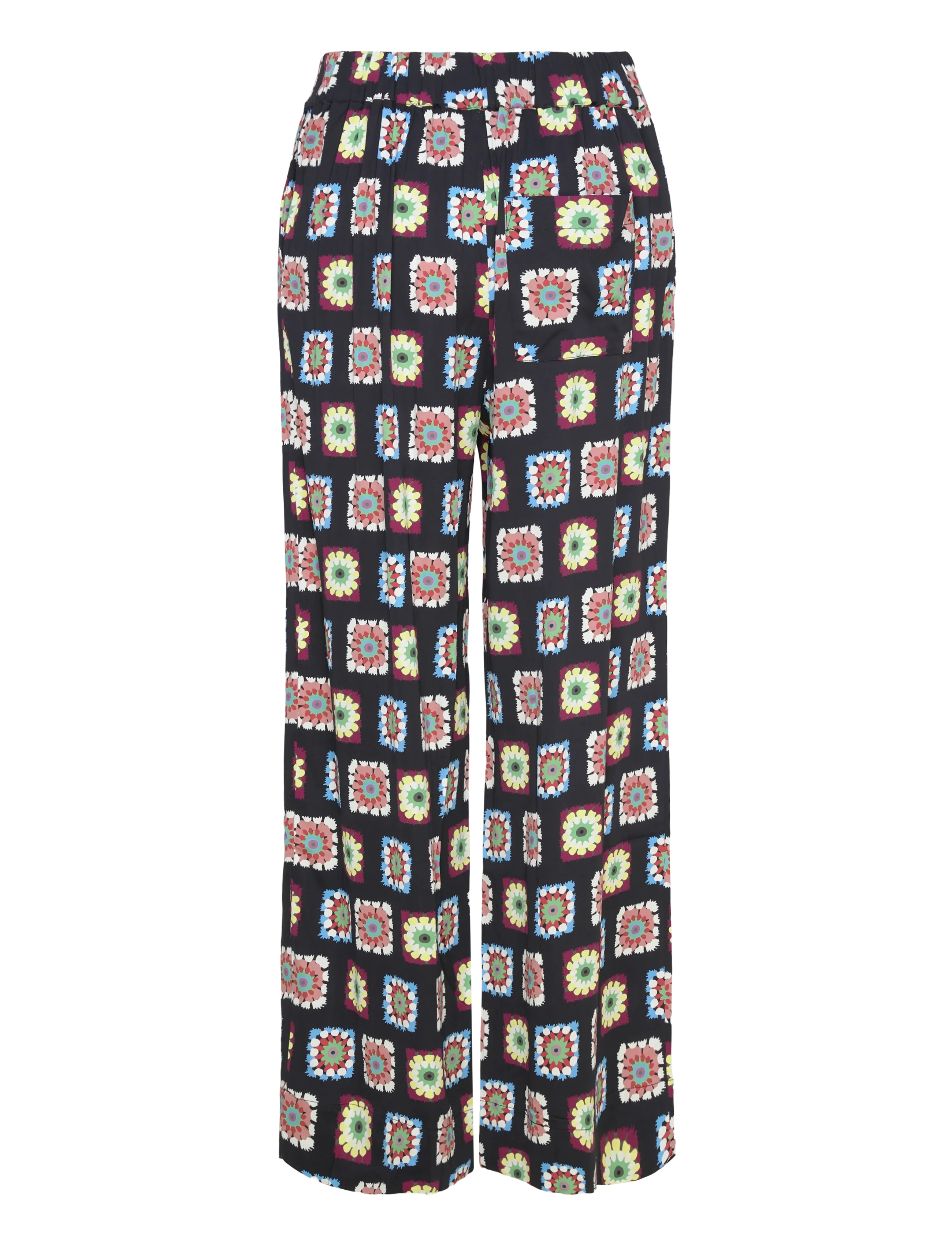 nué notes - Archie Pants - raka byxor - 997 multi black - 1