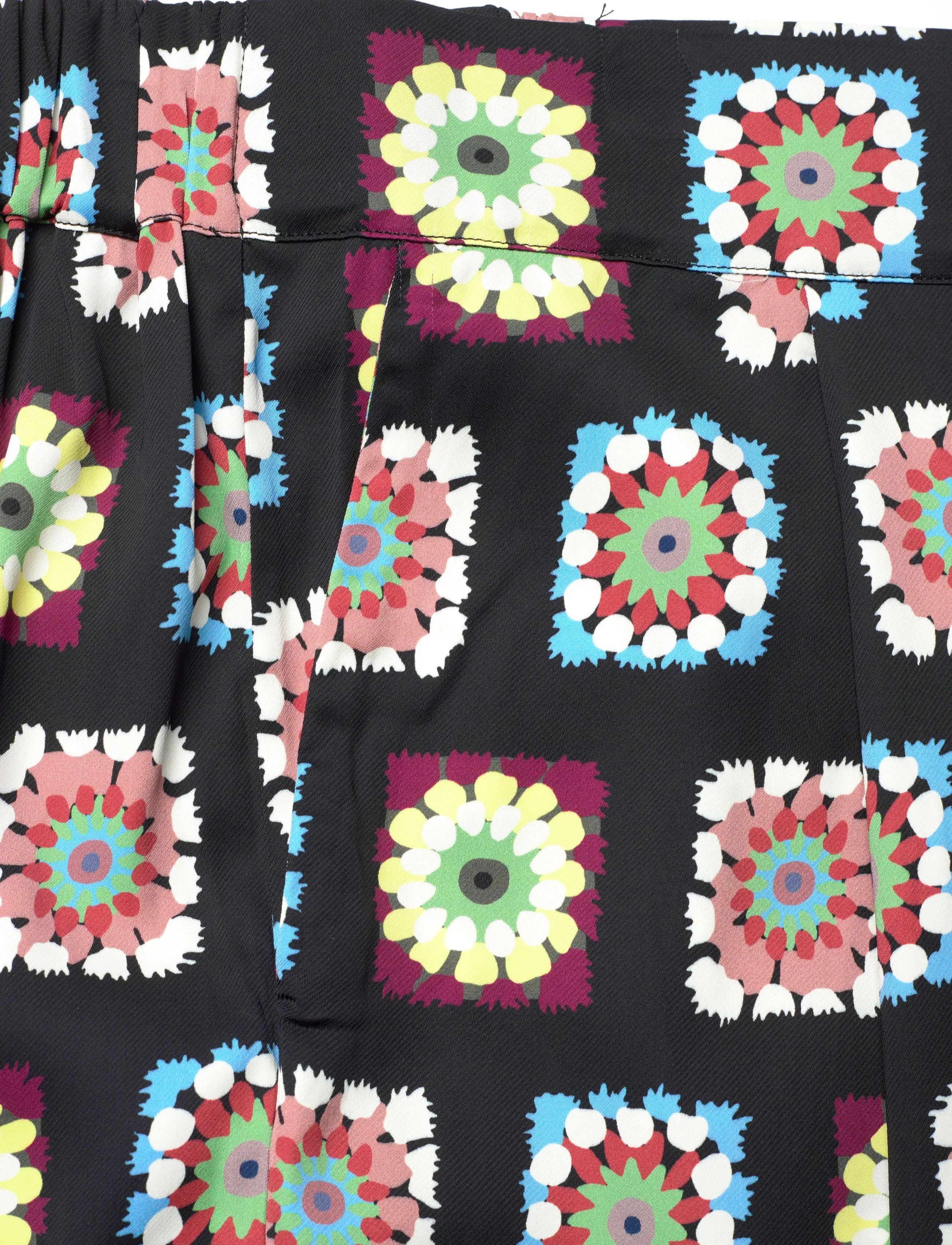 nué notes - Archie Pants - raka byxor - 997 multi black - 2