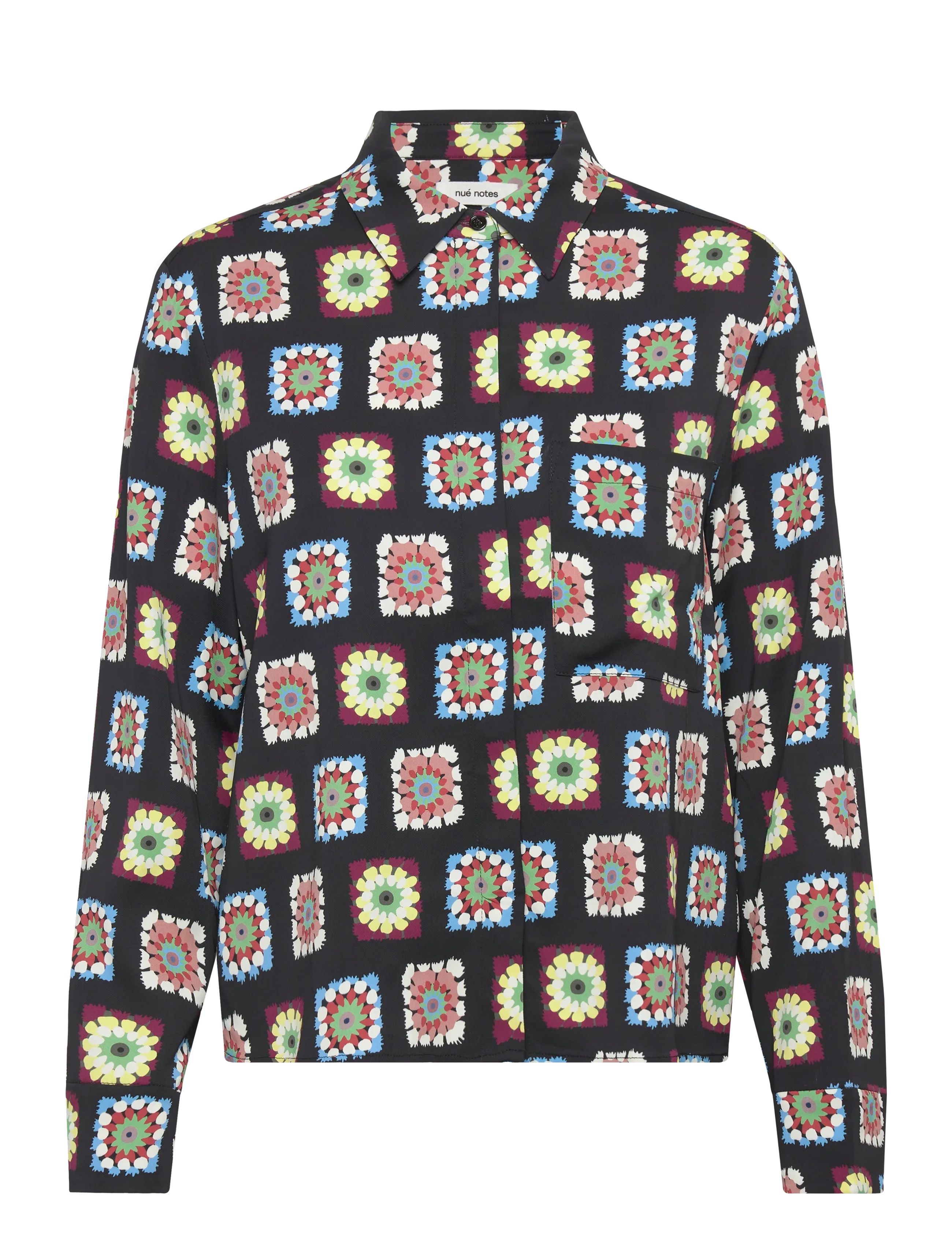 nué notes Vernon Shirt - Neue Artikel - 997 MULTI BLACK / multi