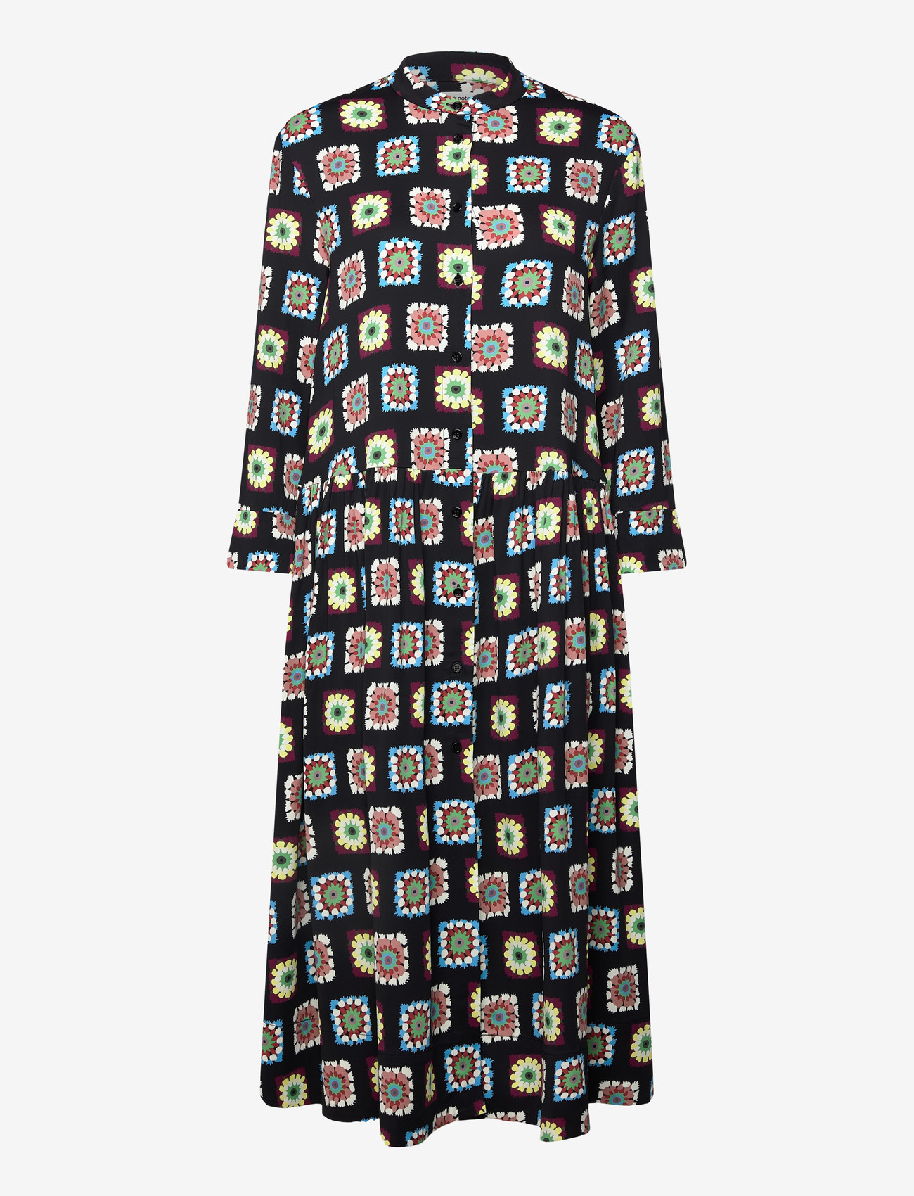 nué notes - Amig Dress - maxikleider - 997 multi black - 0