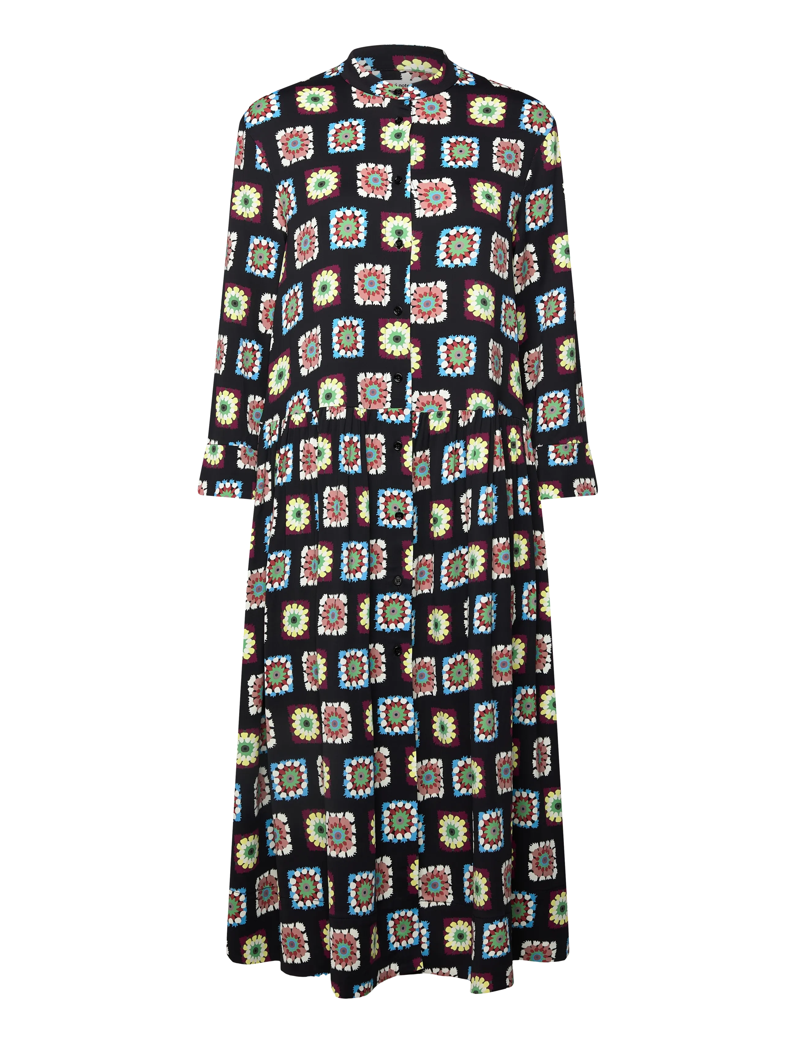 nué notes Amig Dress - Kjoler - 997 MULTI BLACK / black