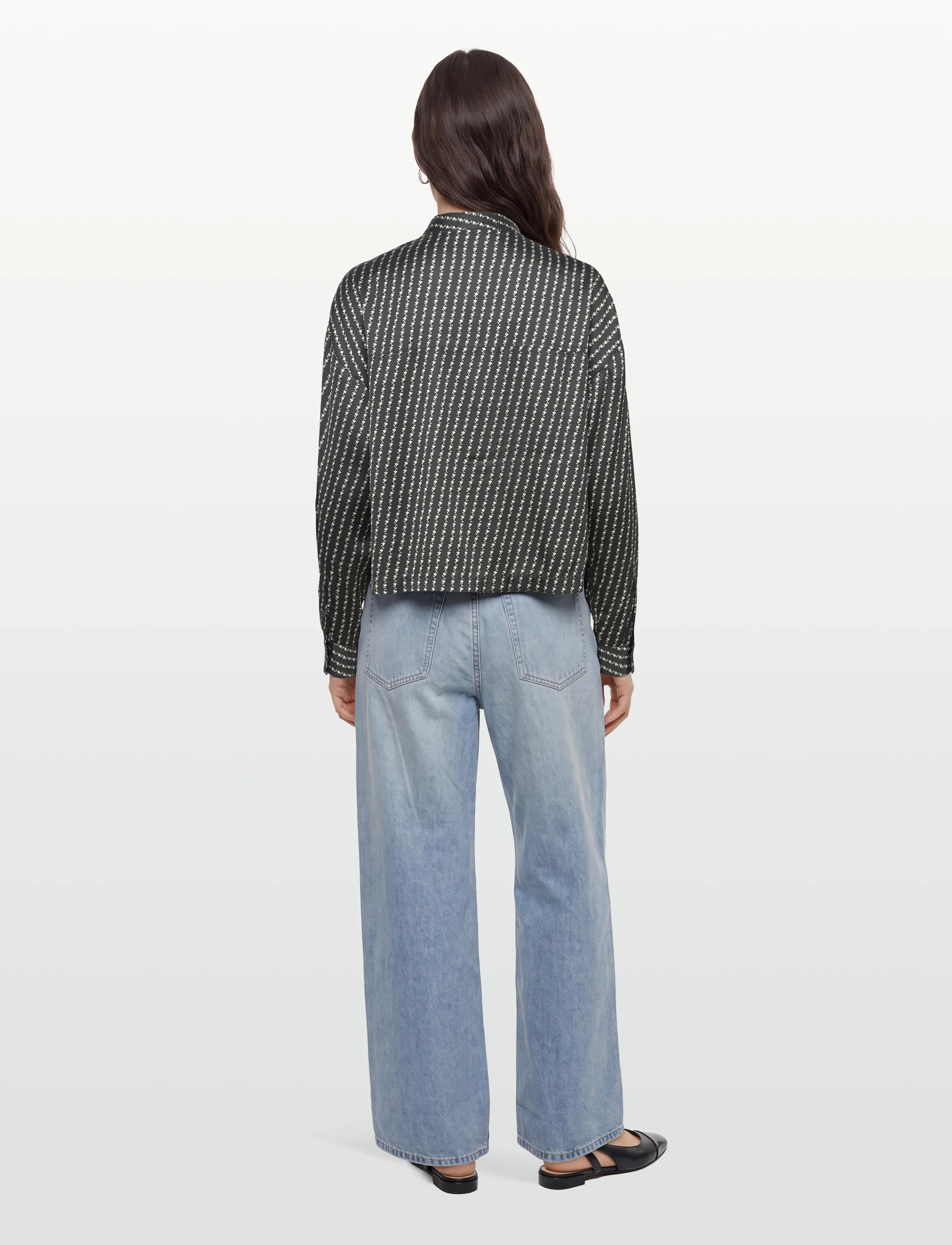nué notes - Ethan Shirt - langærmede skjorter - 040 multi black - 4