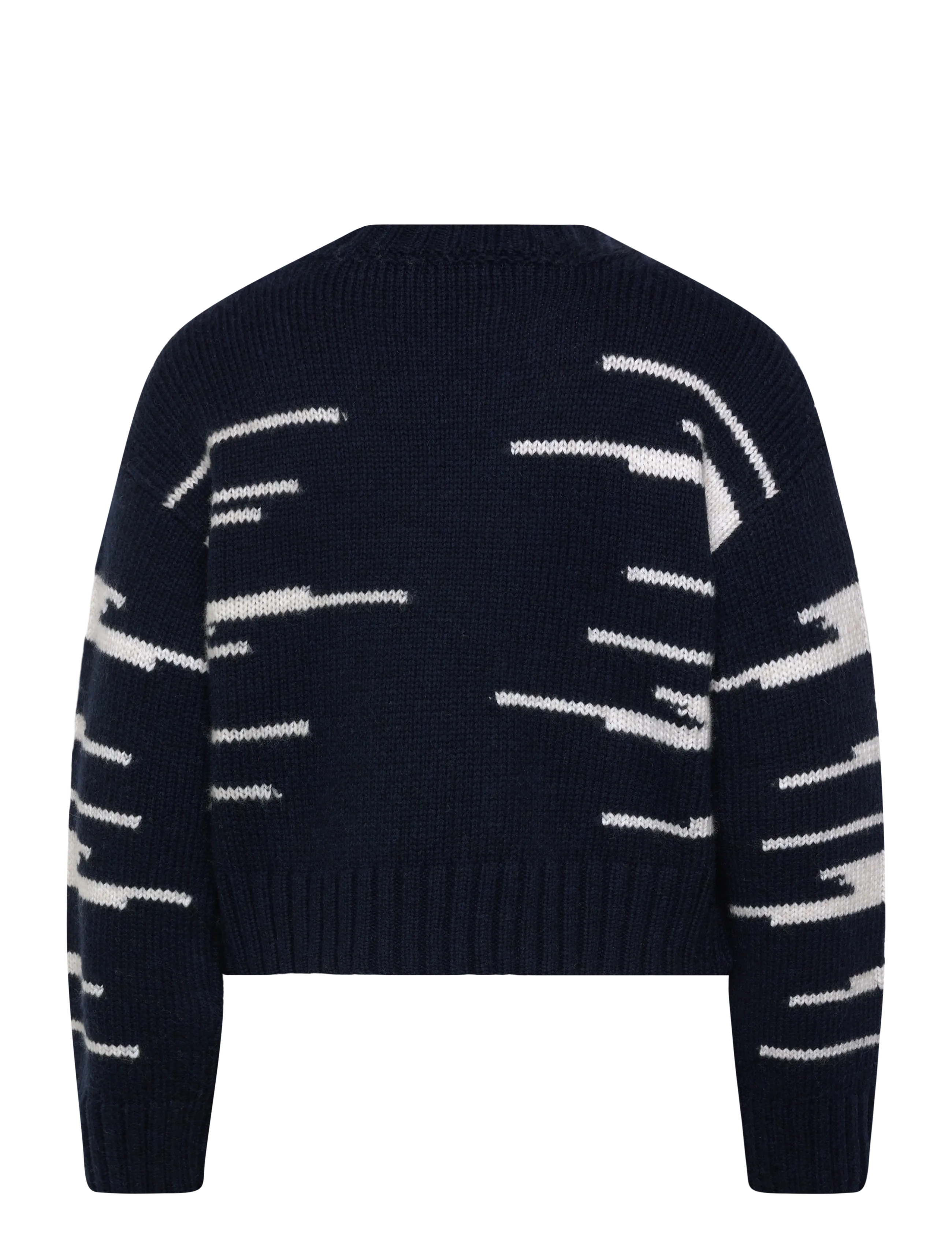 nué notes - Viggo Pullover - striktrøjer - 938 navy tofu - 2
