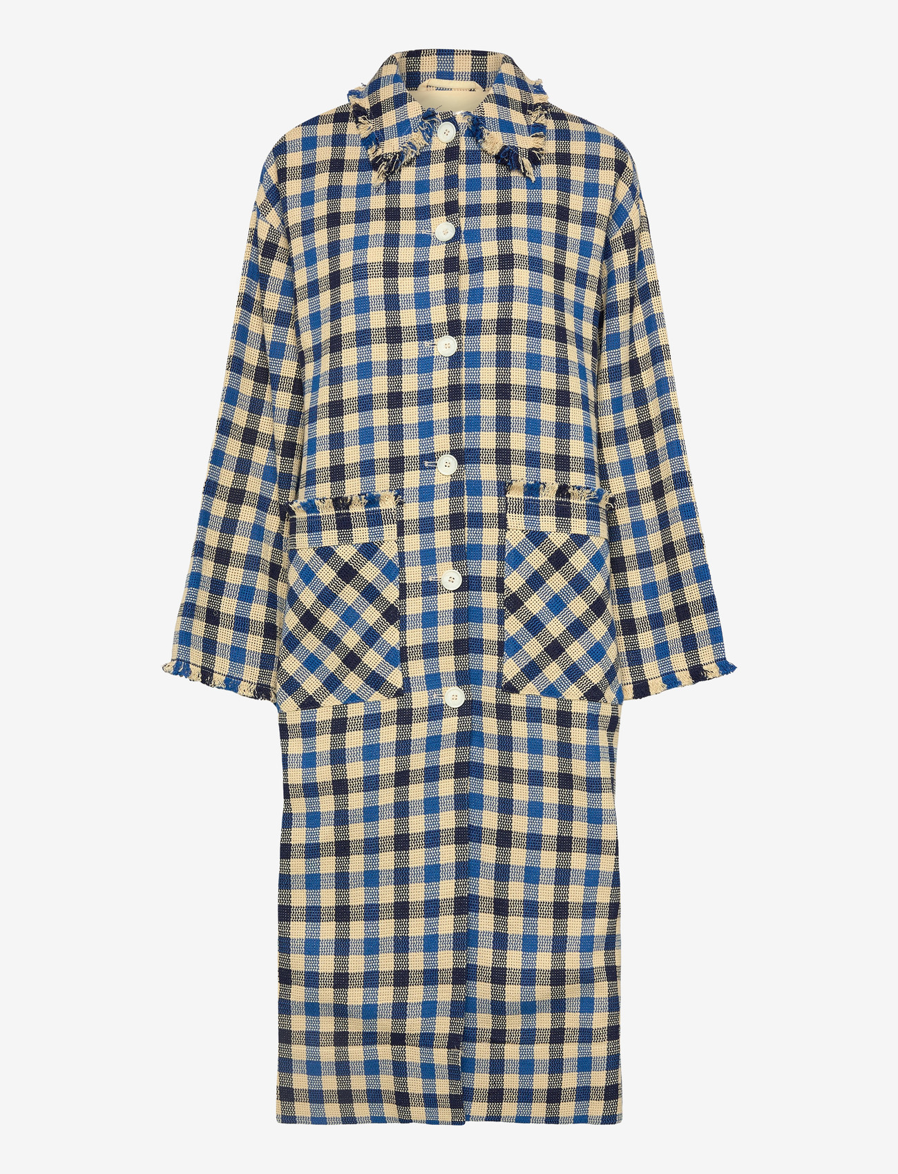 nué notes - Pieter Coat - leichte mäntel - 422 blue check - 0