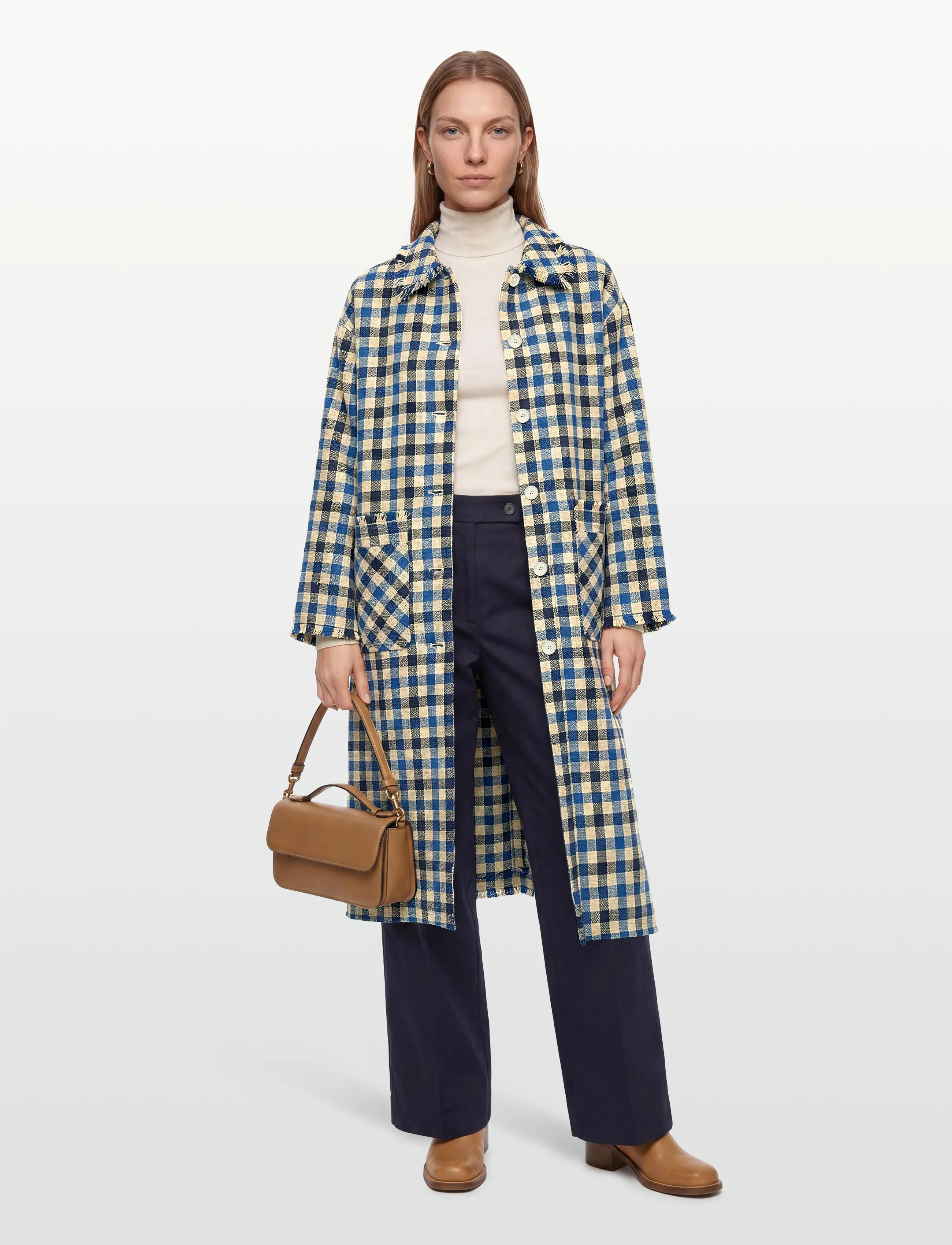 nué notes Pieter Coat, 38, Coats, Blau - Light Frauen
