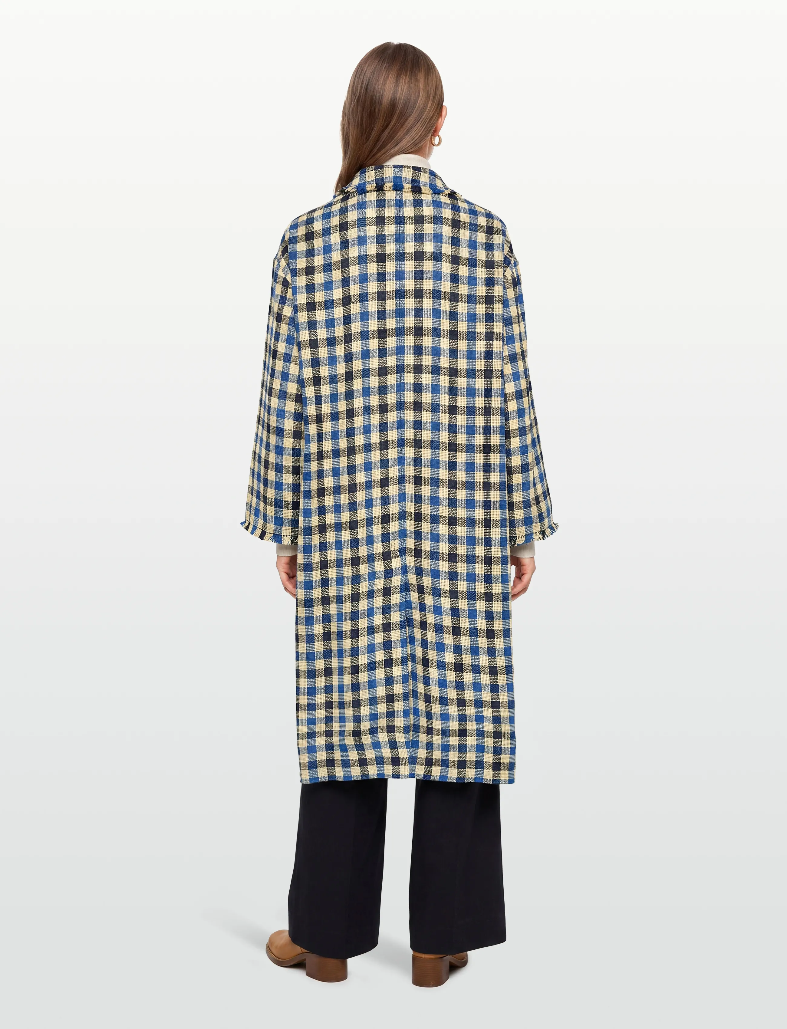 nué notes - Pieter Coat - Üleriided - 422 blue check - 4