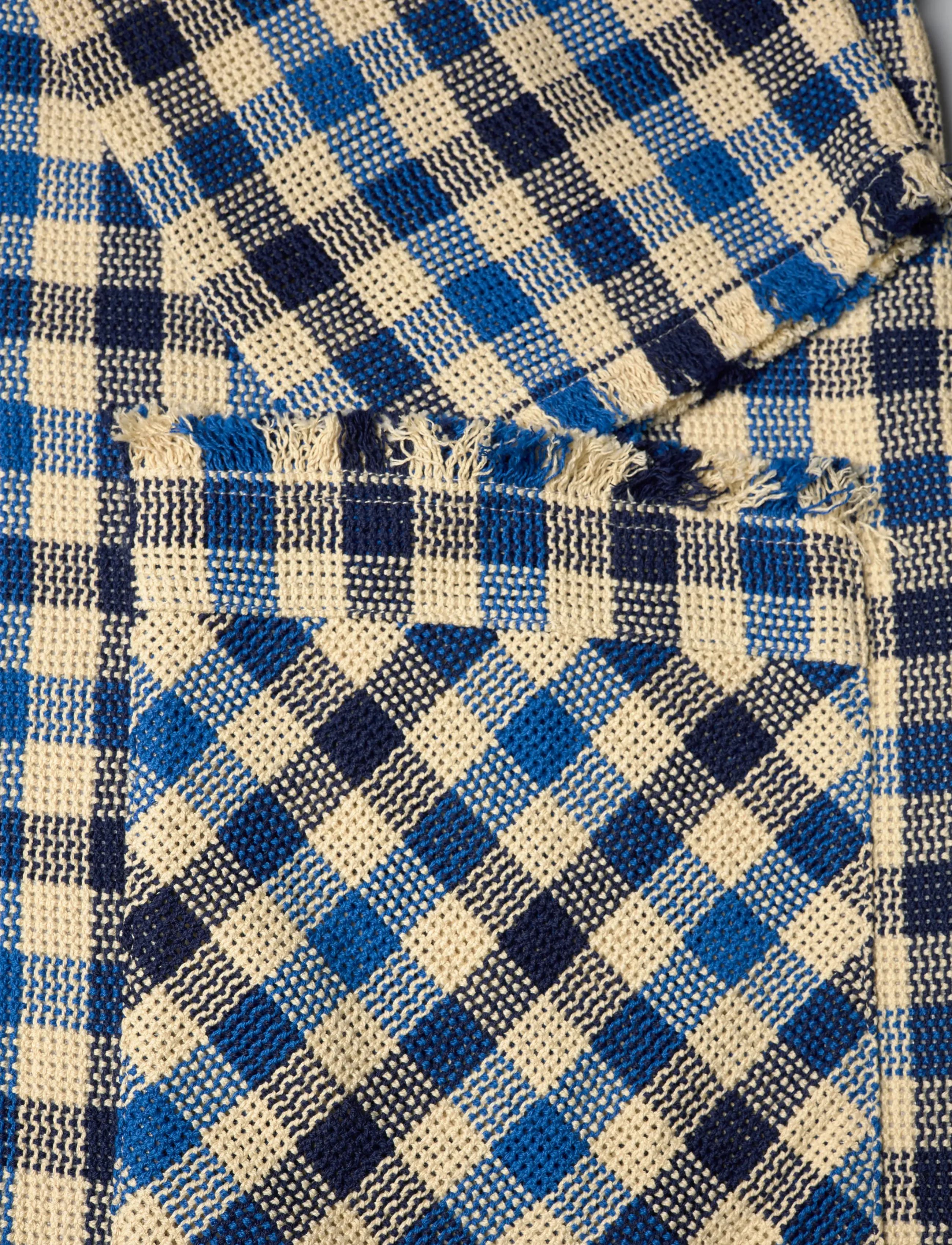 nué notes - Pieter Coat - kerged mantlid - 422 blue check - 3