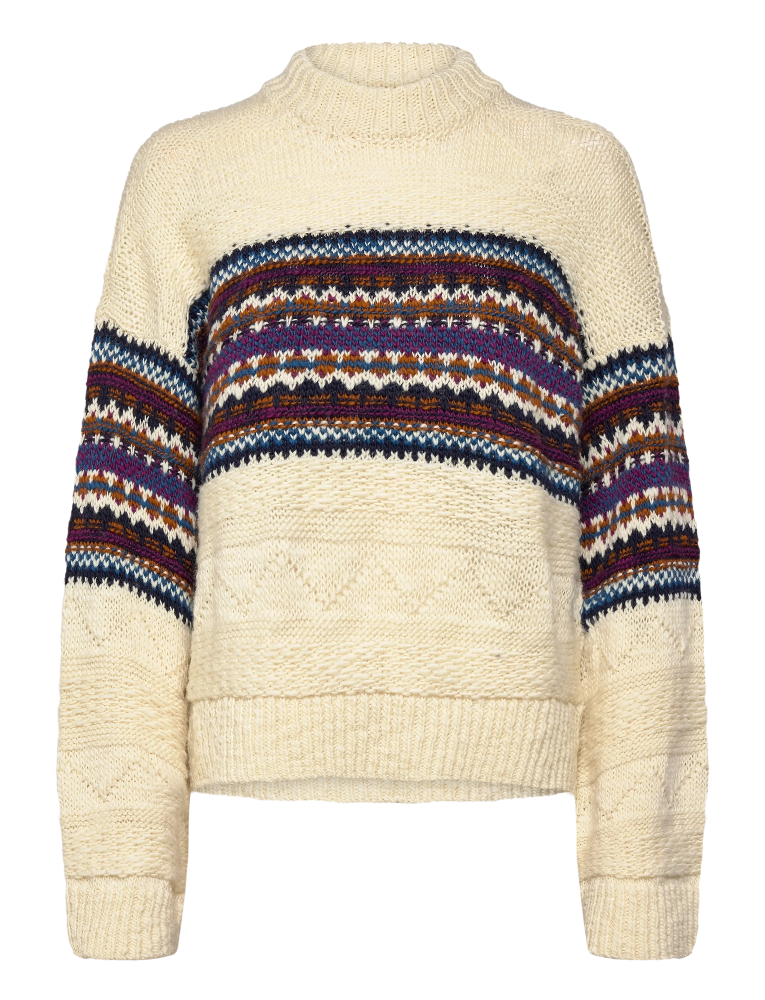 nué notes Jarl Crewneck - Kläder - 007 EGRET / cream