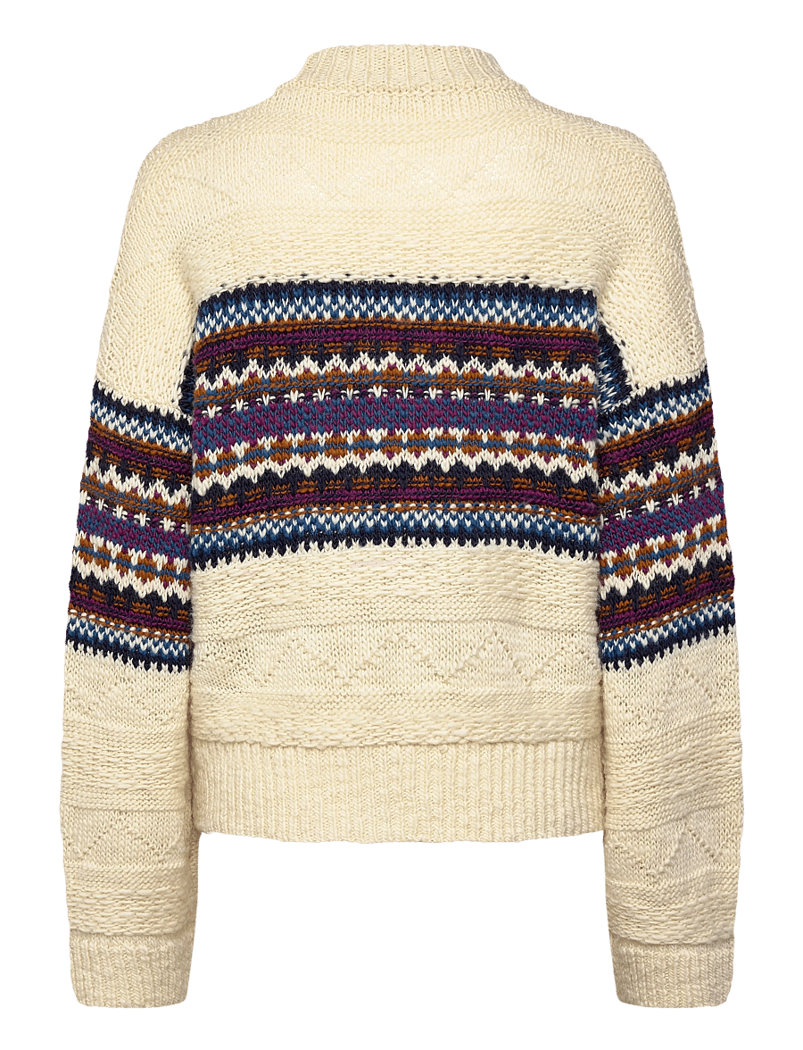 nué notes - Jarl Crewneck - pullover - 007 egret - 2