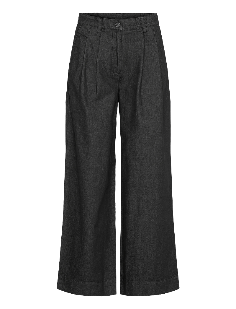 nué notes - Russel Pants - vida byxor - 046 charcoal grey - 0