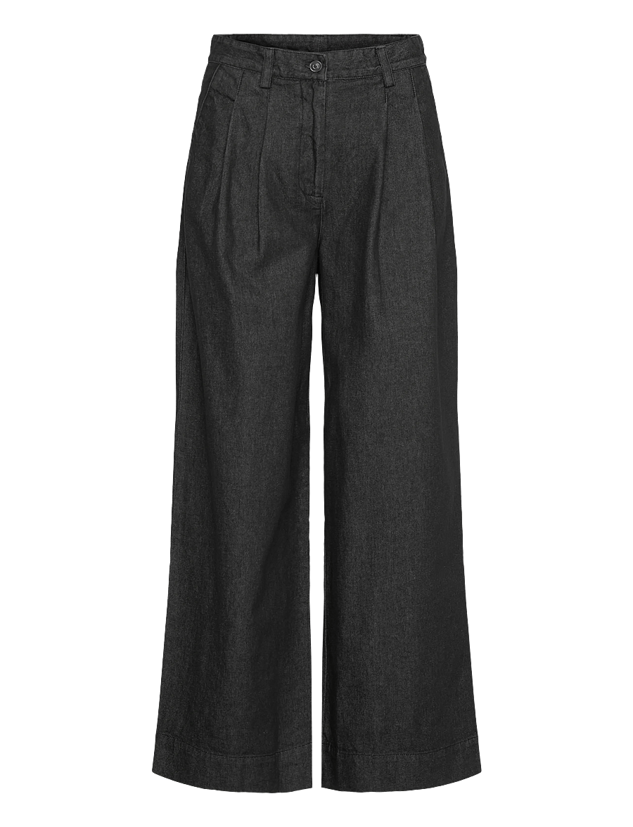 nué notes - Russel Pants - pantalons larges - 046 charcoal grey - 0