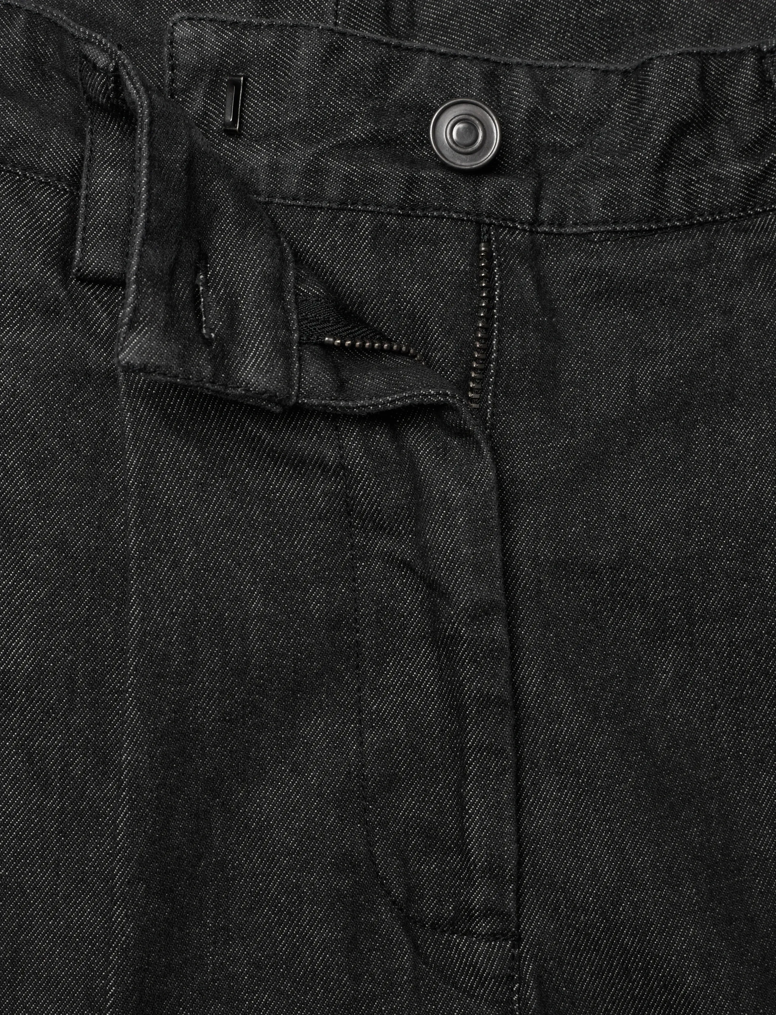 nué notes - Russel Pants - festkläder till outletpriser - 046 charcoal grey - 3