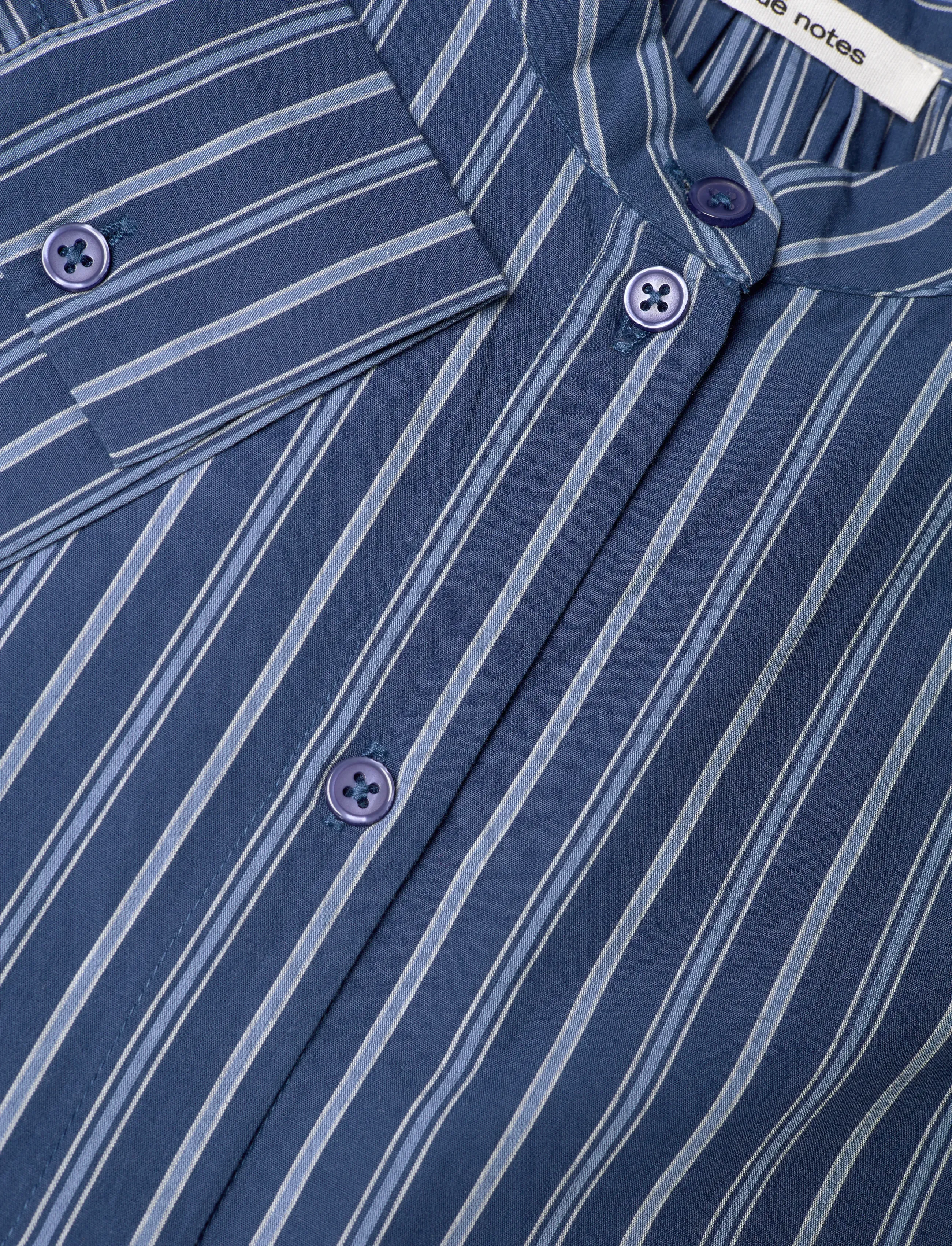 nué notes - Claude Dress - skjortekjoler - 529 true navy - 4