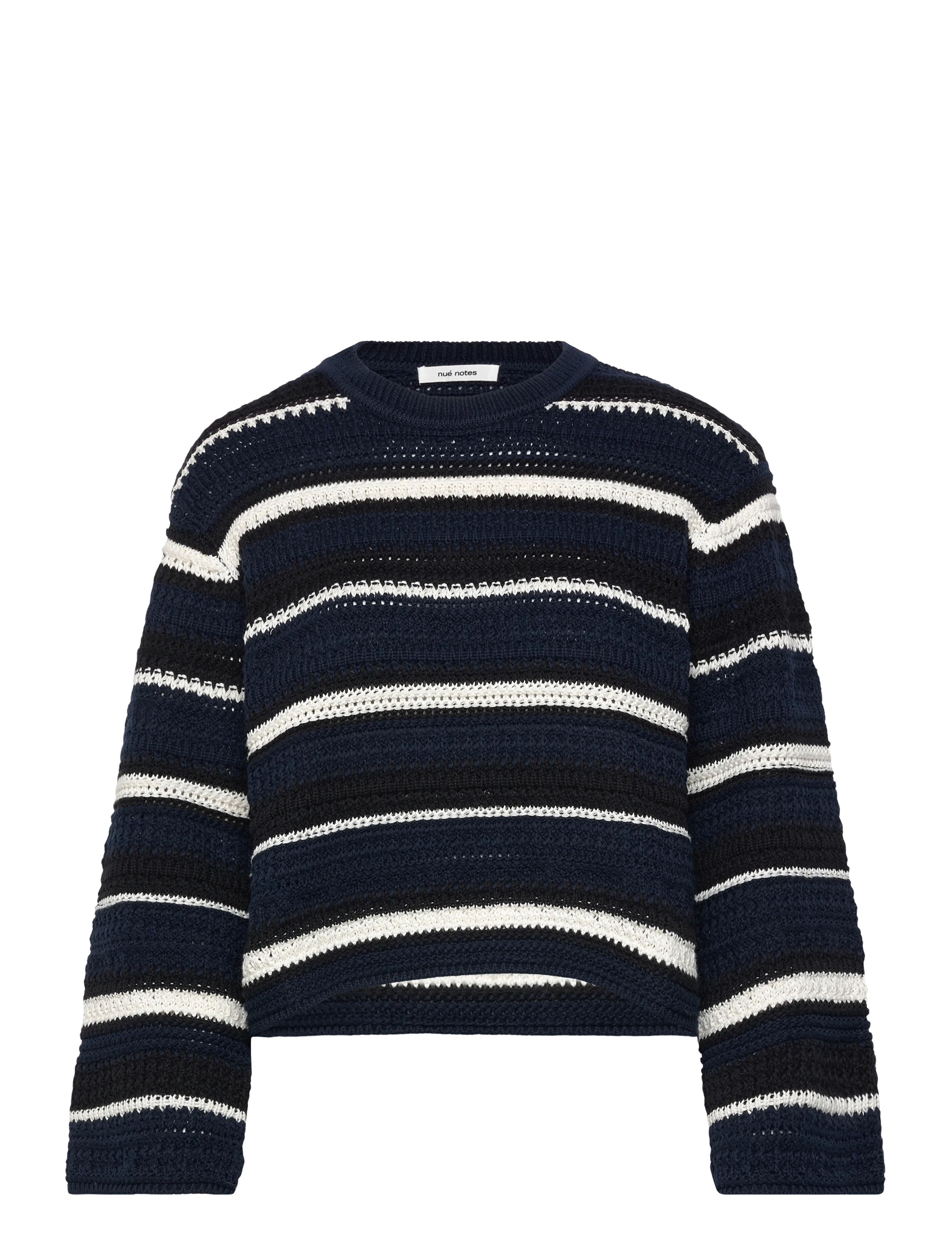 nué notes Waymond Knit - Nué notes - 484 MIDNIGHT STRIPE / navy