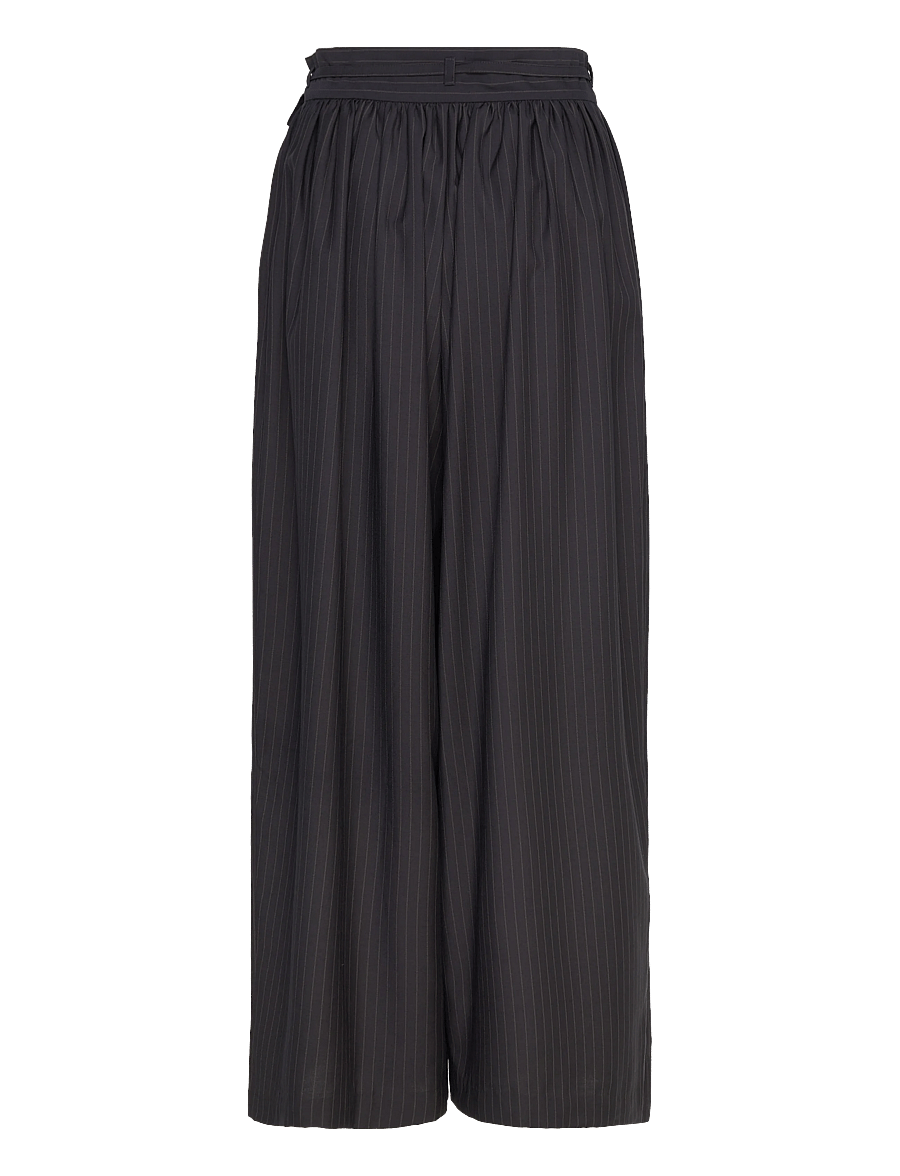 nué notes - Baltharzar Pant - raka byxor - 940 black caramel stripe - 2