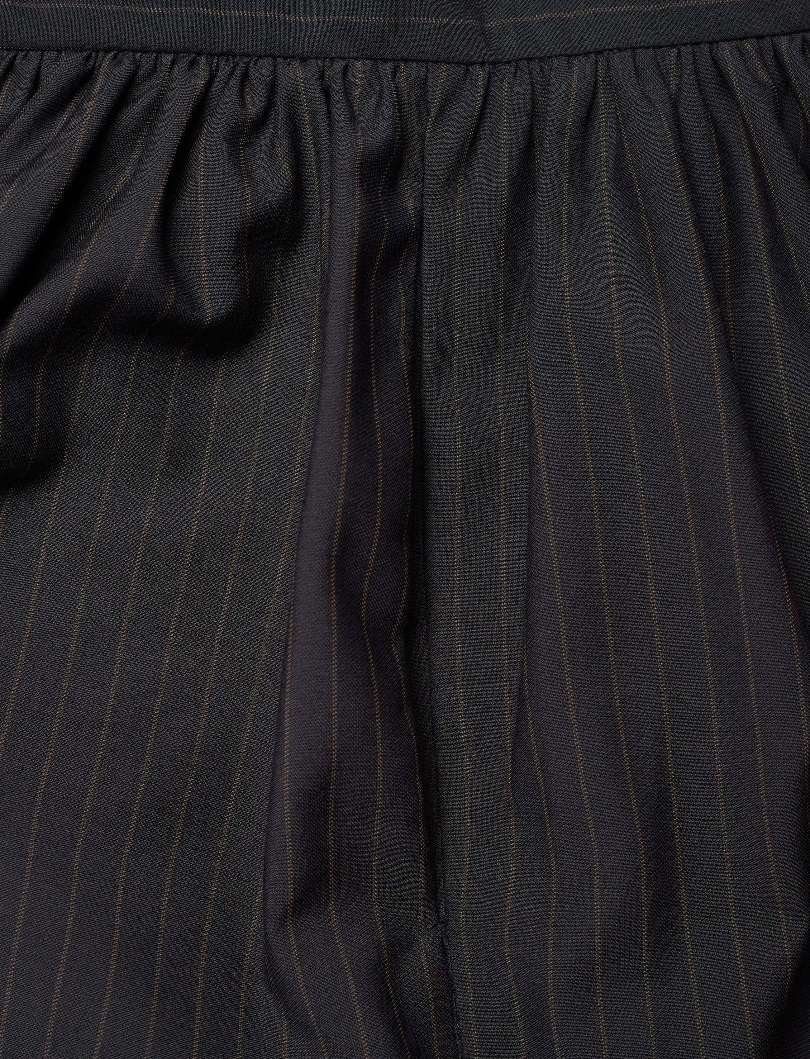 nué notes - Baltharzar Pant - straight leg hosen - 940 black caramel stripe - 3