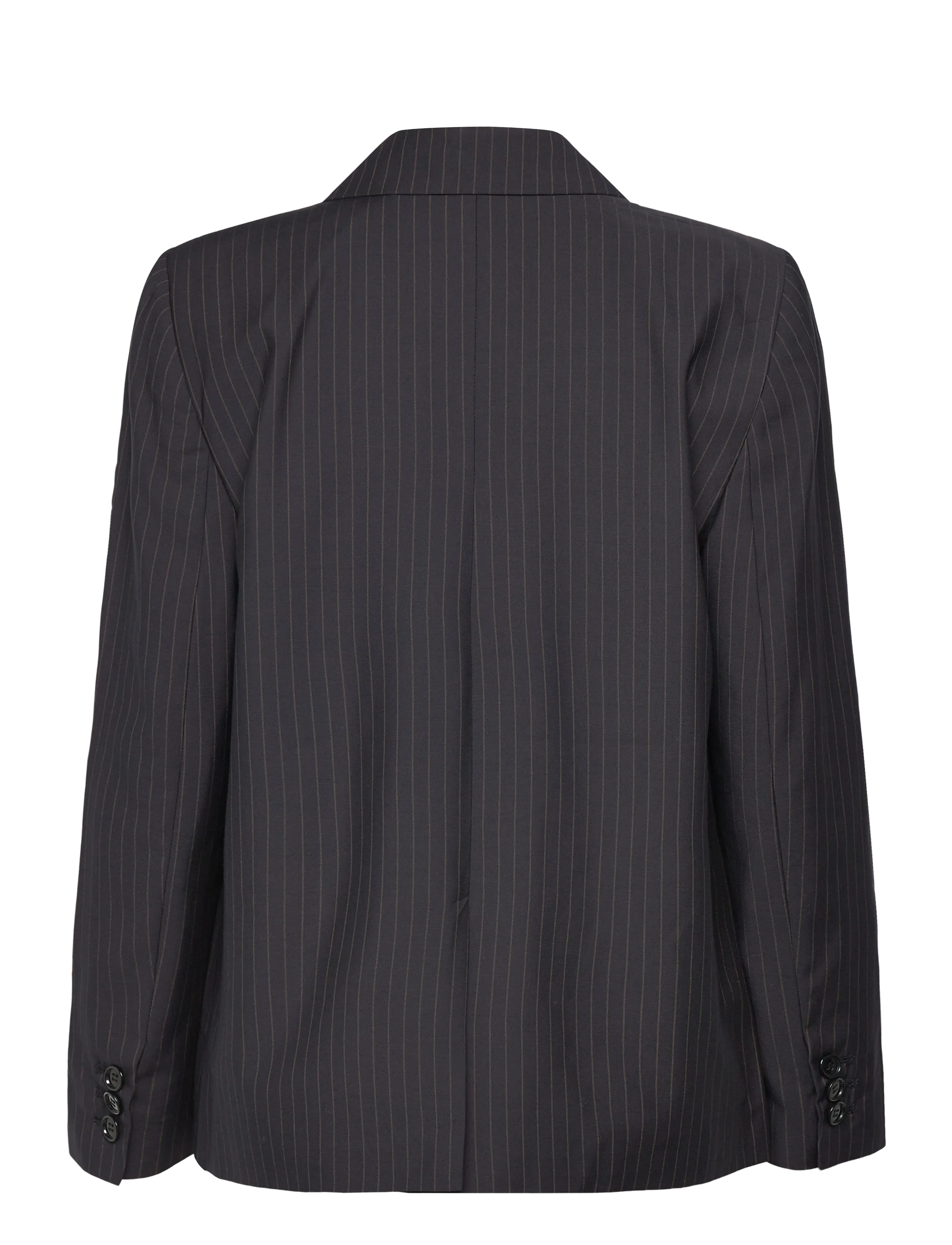 nué notes - Belma Blazer - festmode zu outlet-preisen - 940 black caramel stripe - 1