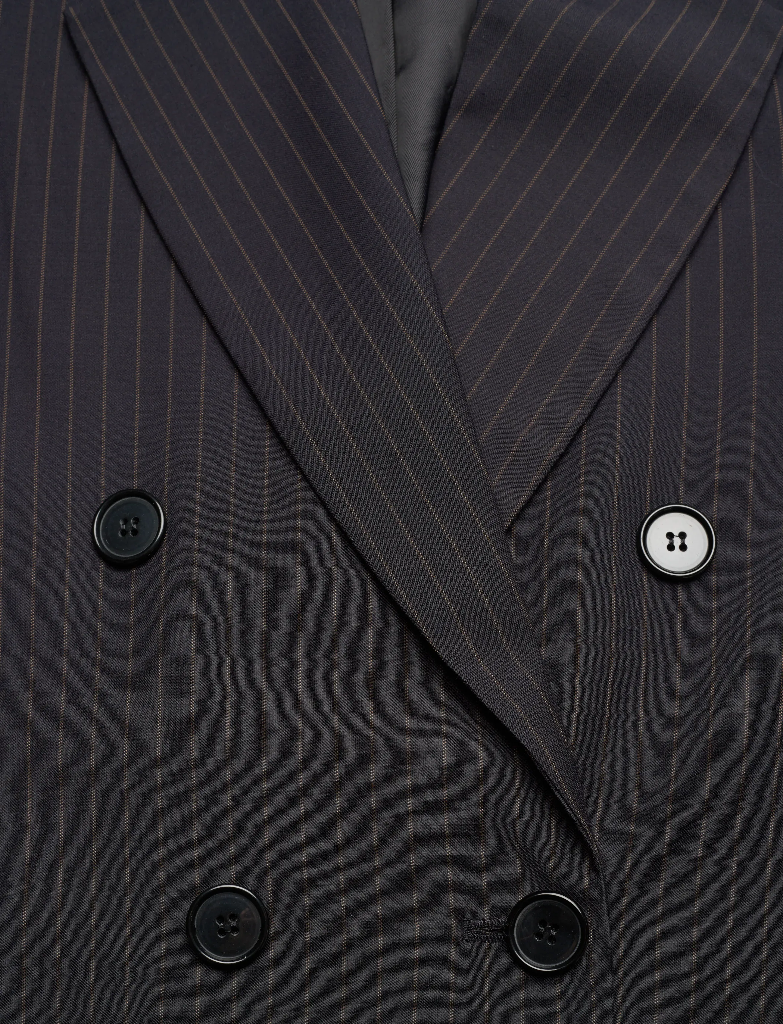 nué notes - Belma Blazer - festmode zu outlet-preisen - 940 black caramel stripe - 2
