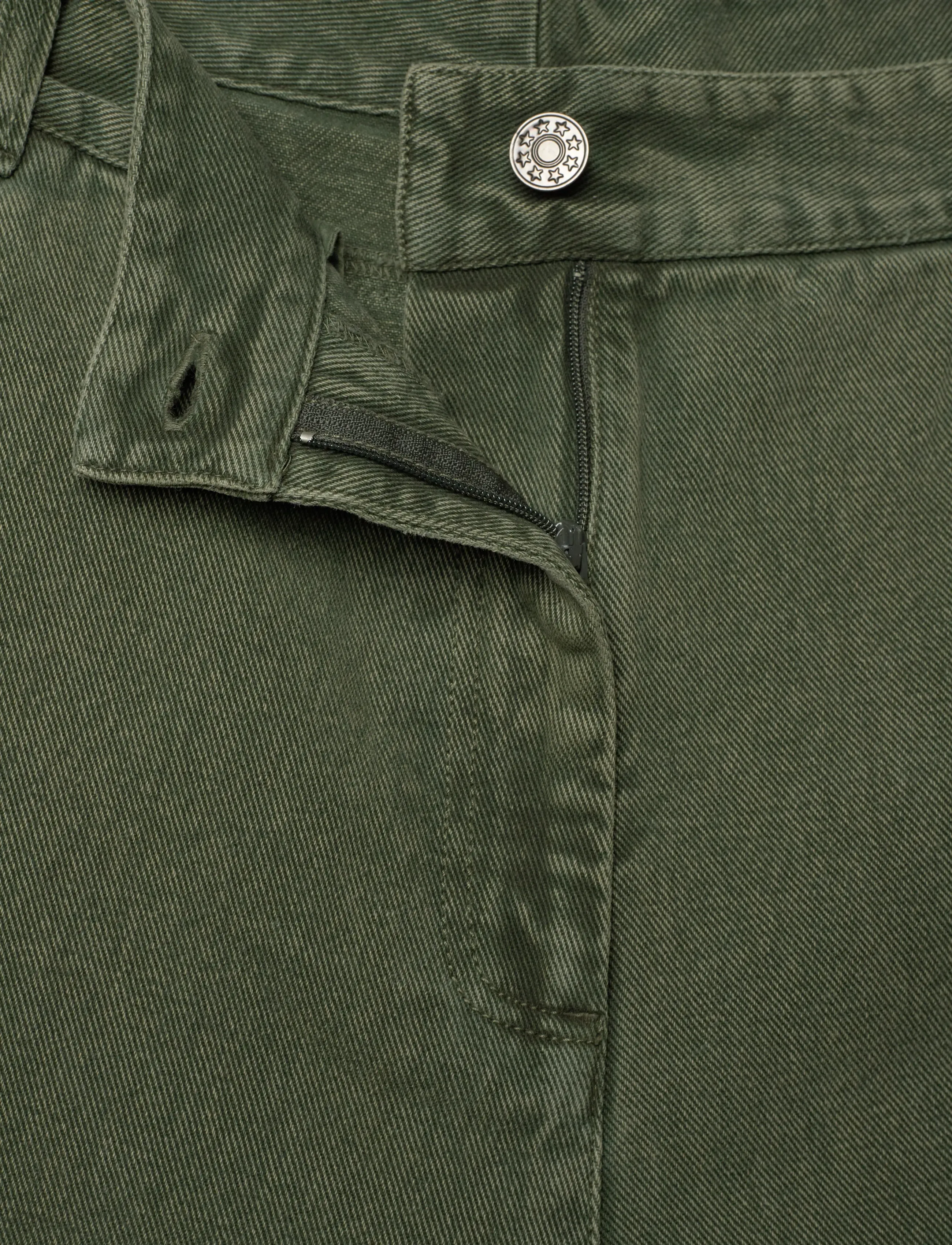 nué notes - Porter Pants - bukser med brede ben - 687 rifle green - 3