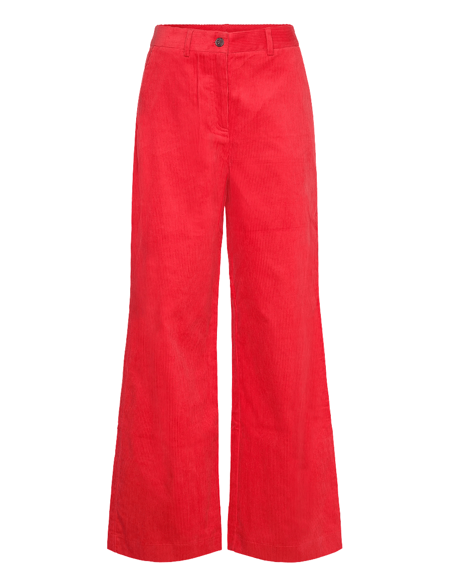 nué notes - Porter Pants - laia säärega püksid - 378 high risk red - 1