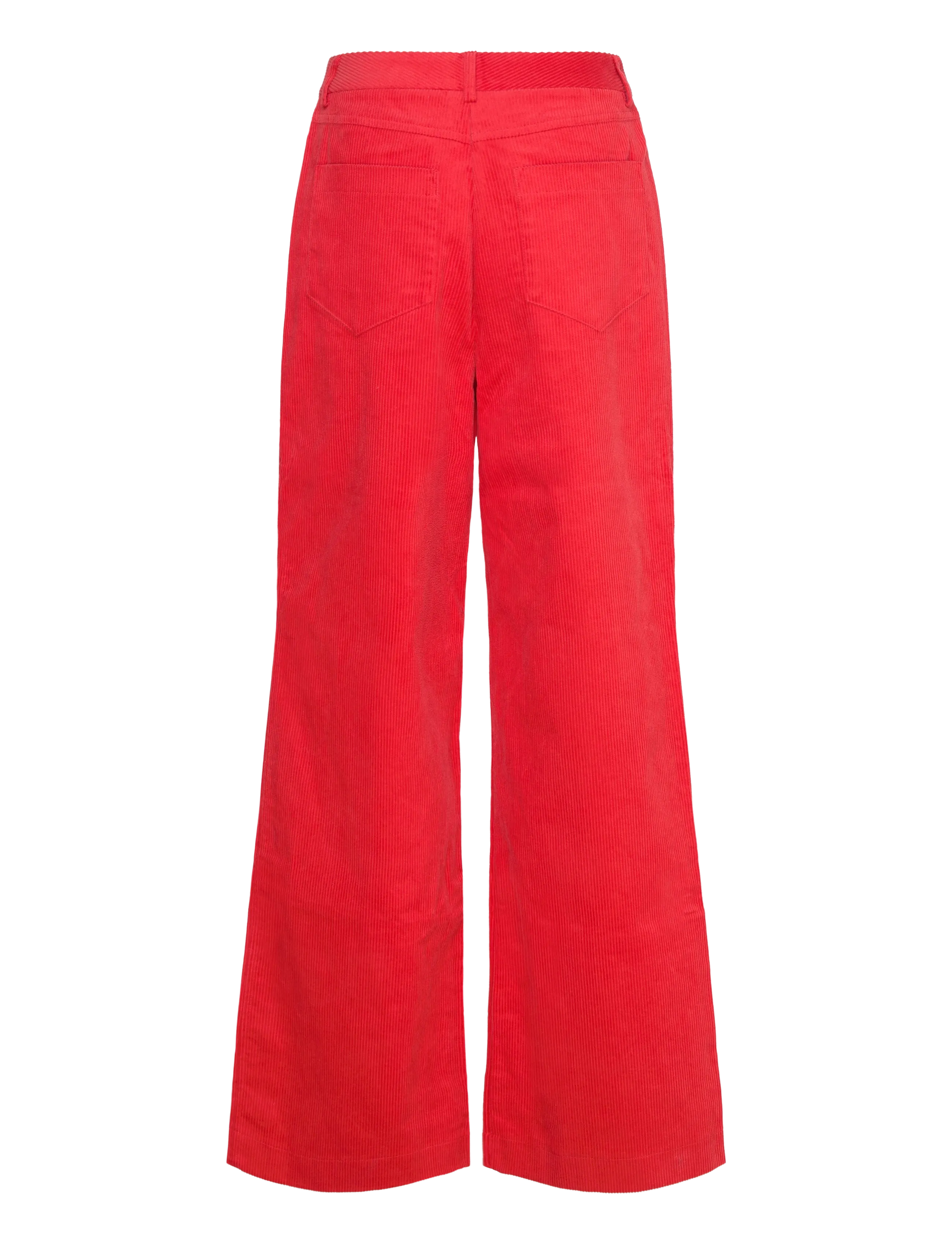 nué notes - Porter Pants - bikses ar platām starām - 378 high risk red - 2