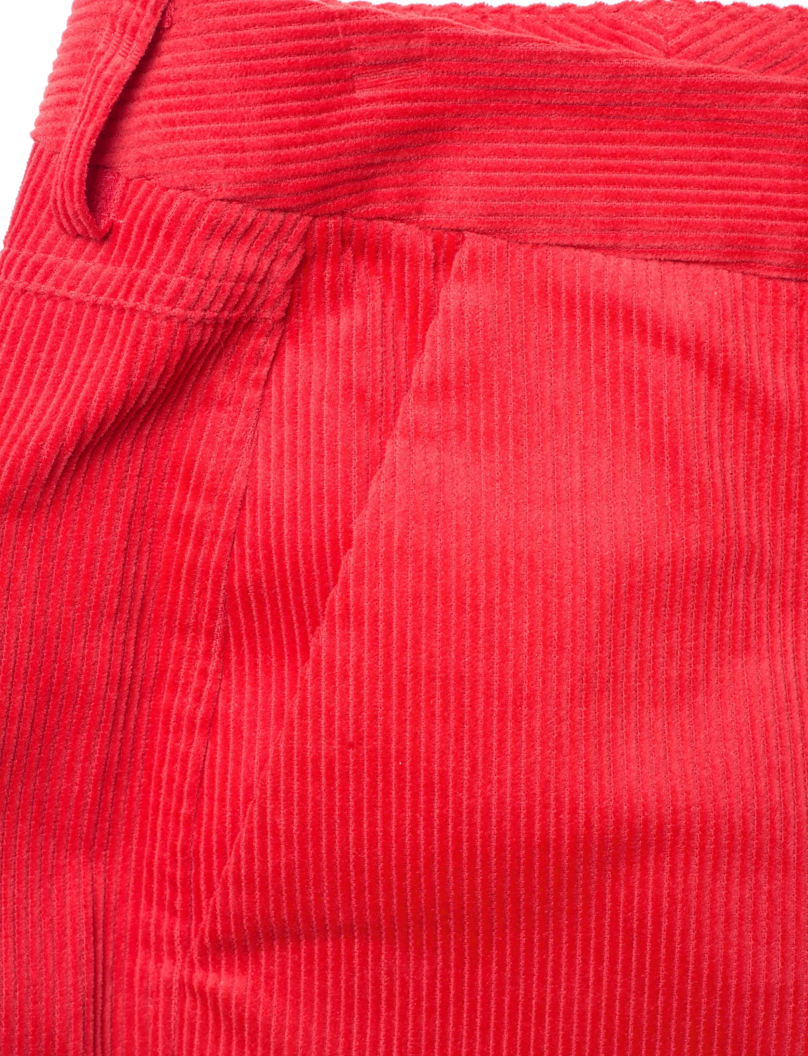nué notes - Porter Pants - bikses ar platām starām - 378 high risk red - 5
