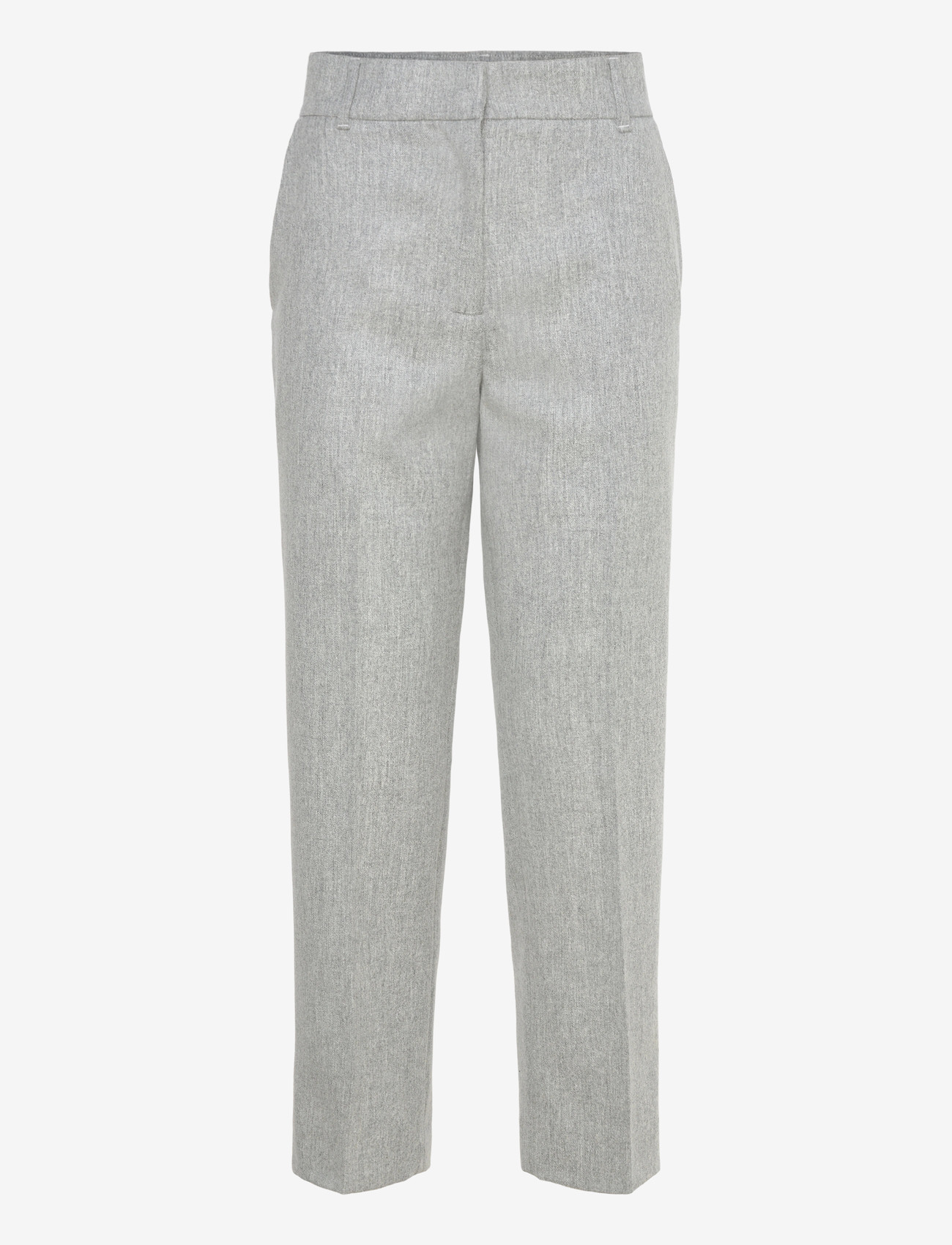 nué notes - Alva Pants - efterårstøj - 819 grey melange - 0