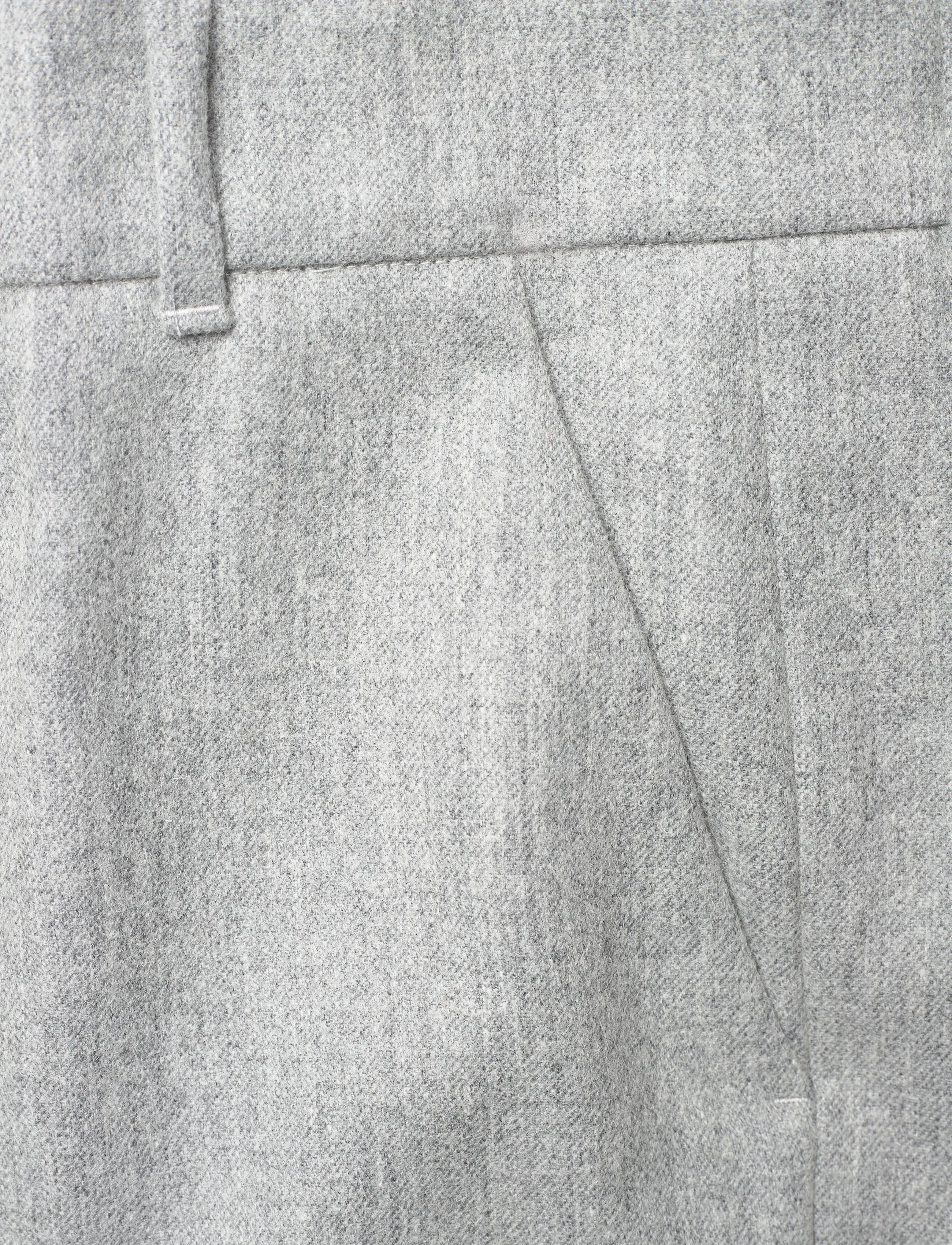 nué notes - Alva Pants - festkläder till outletpriser - 819 grey melange - 5