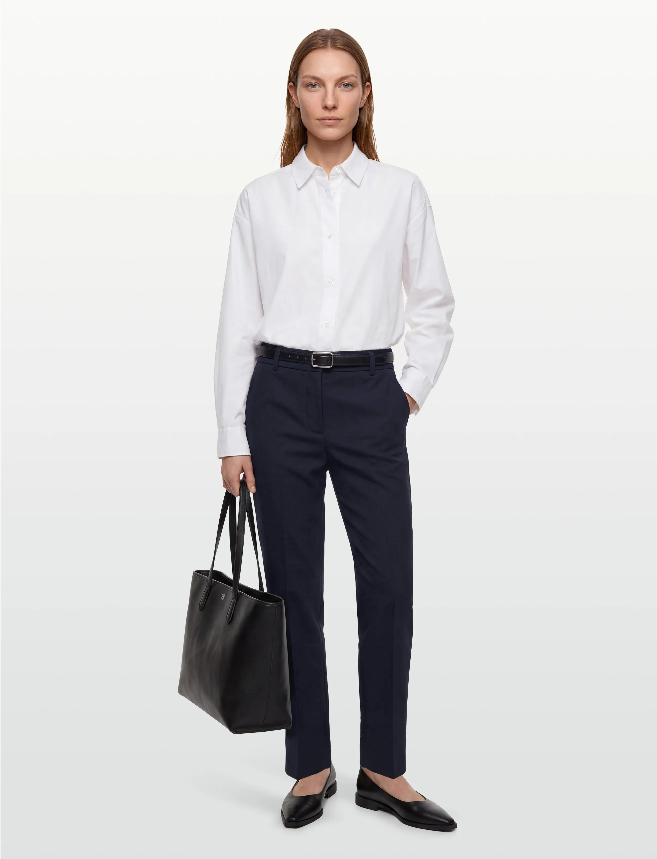 nué notes Alva Pants - Tailored trousers - 499 NAVY / navy