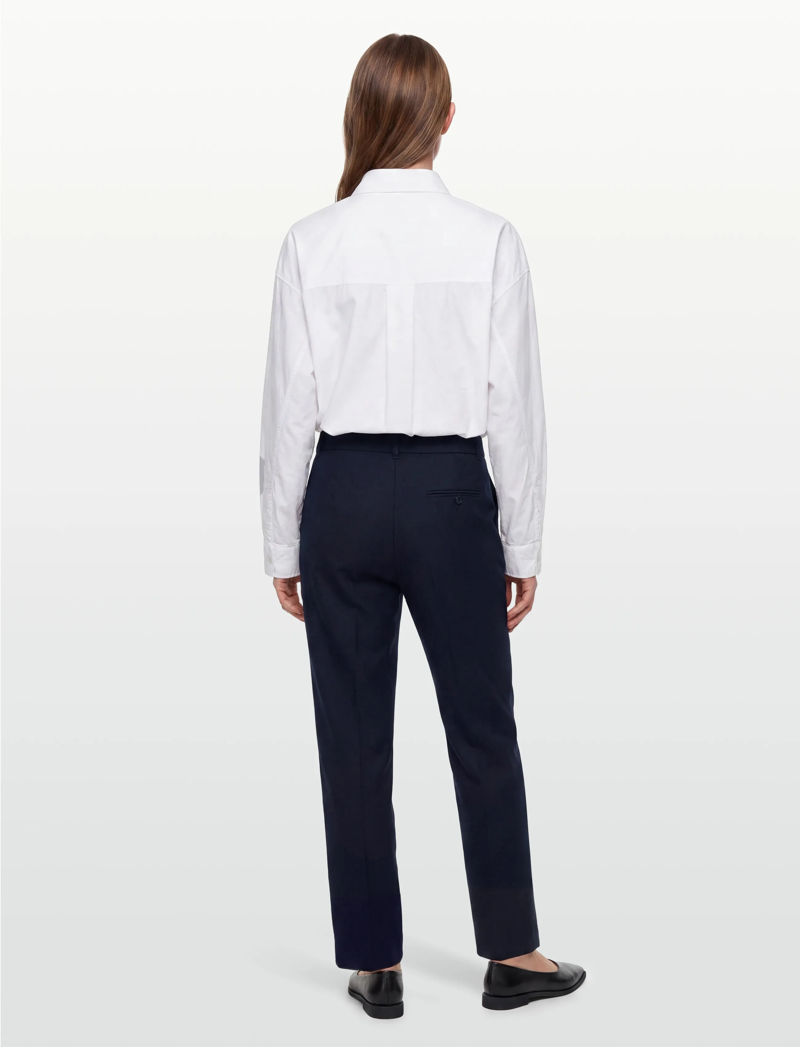 nué notes - Alva Pants - party wear at outlet prices - 499 navy - 4