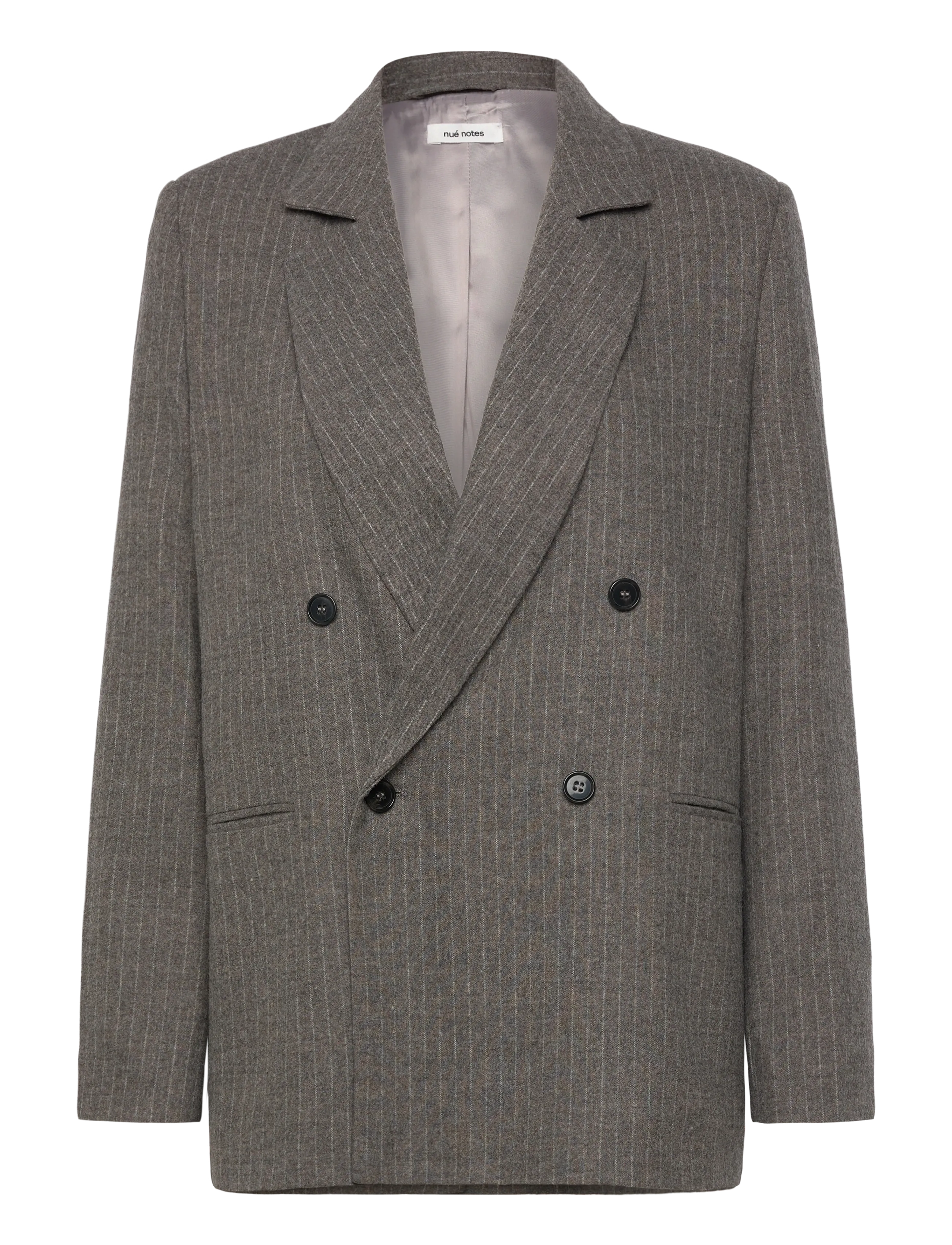 nué notes Tyler Blazer - Nué notes - 820 MULTI GREY STRIPE / grey