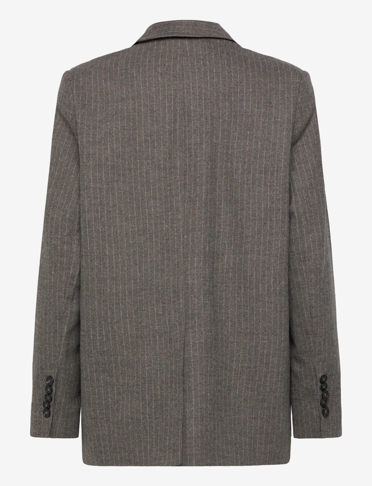 nué notes - Tyler Blazer - dubbelknäppta kavajer - 820 multi grey stripe - 1