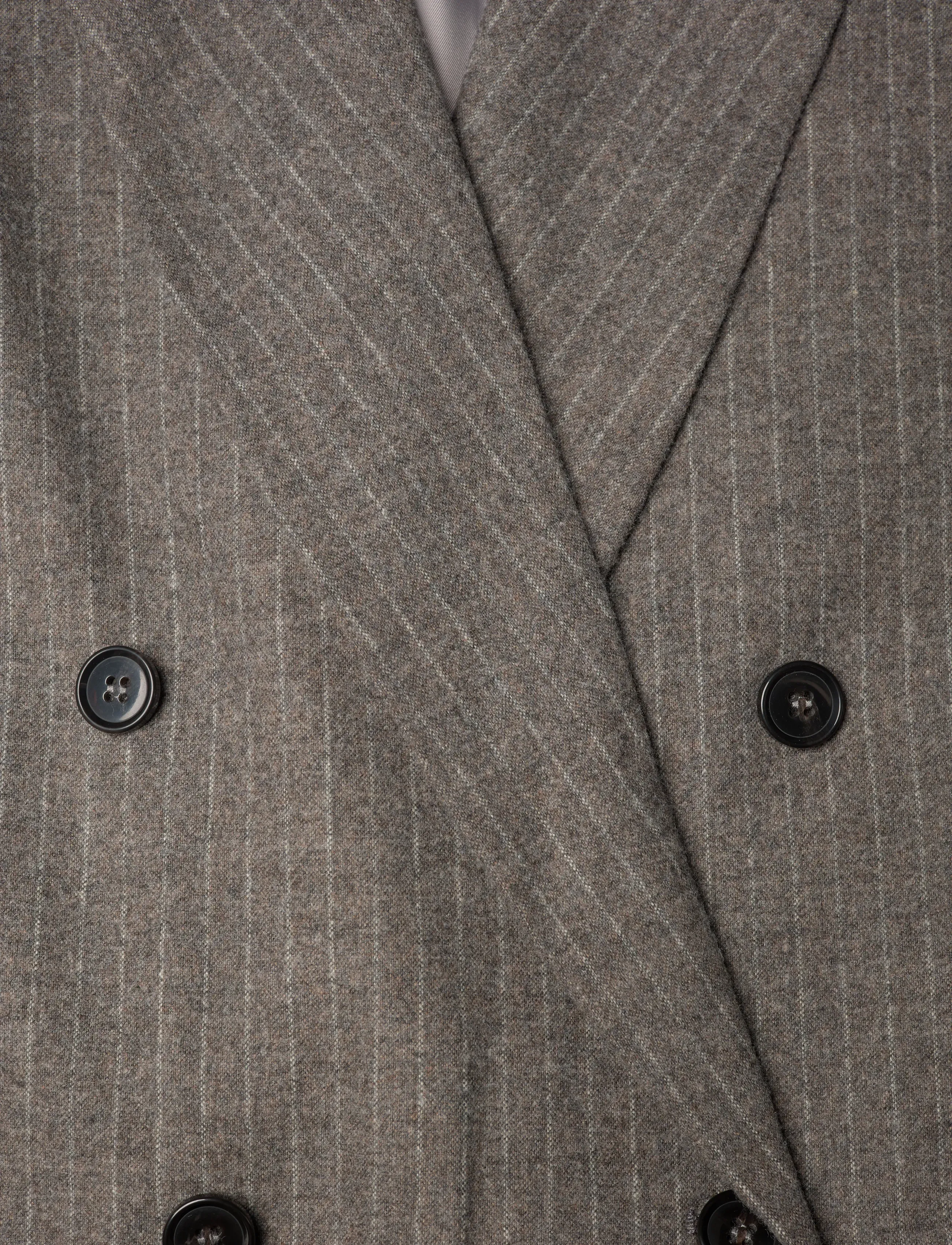 nué notes - Tyler Blazer - zweireihige blazer - 820 multi grey stripe - 5